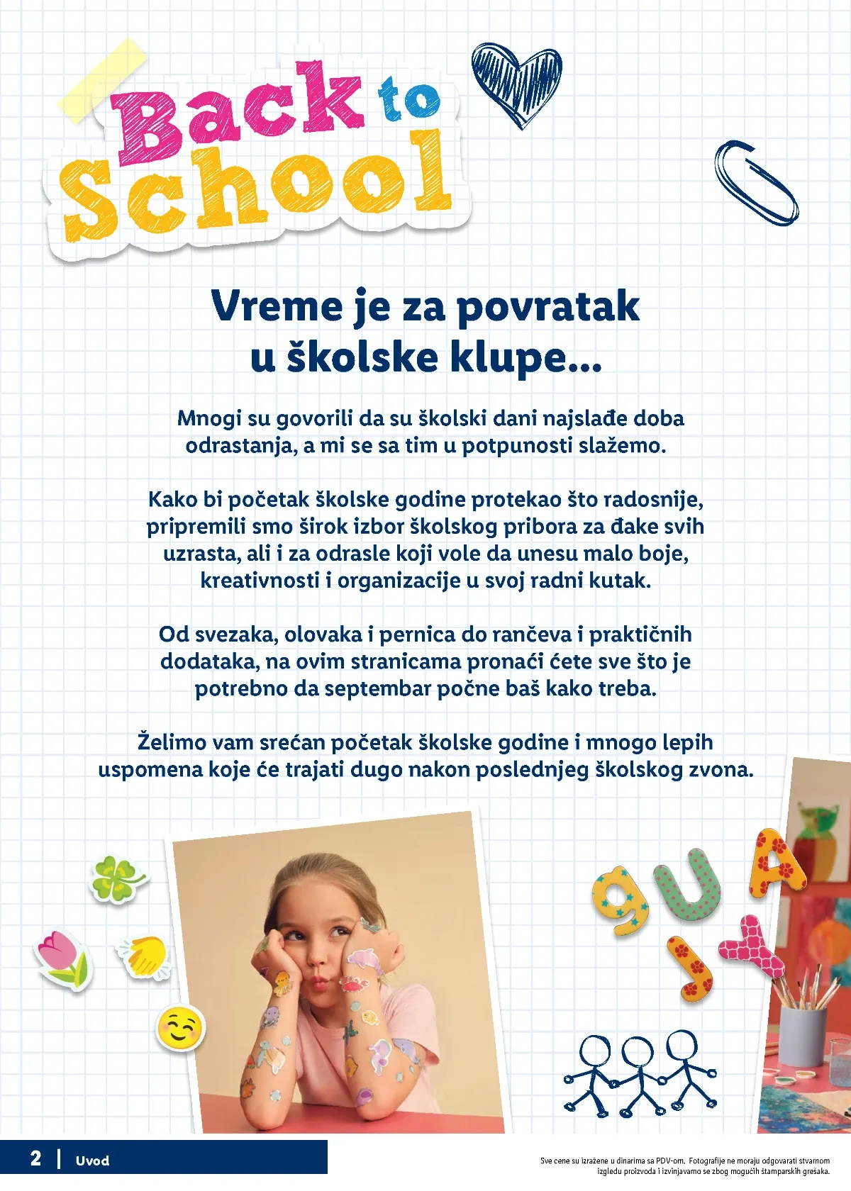 Lidl školski katalog stranica 2 – školski pribor, rančevi, pernice i oprema za povratak u školu