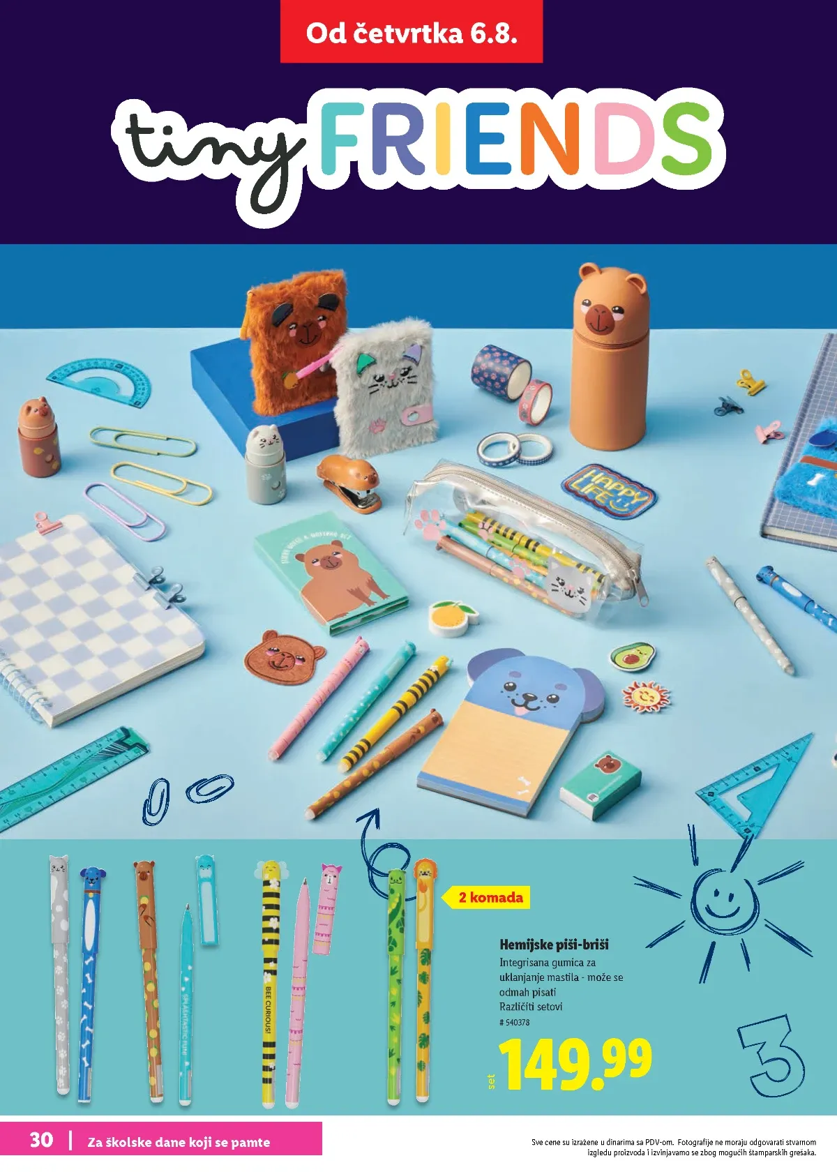 Lidl školski katalog stranica 30 – piši briši hemijske olovke