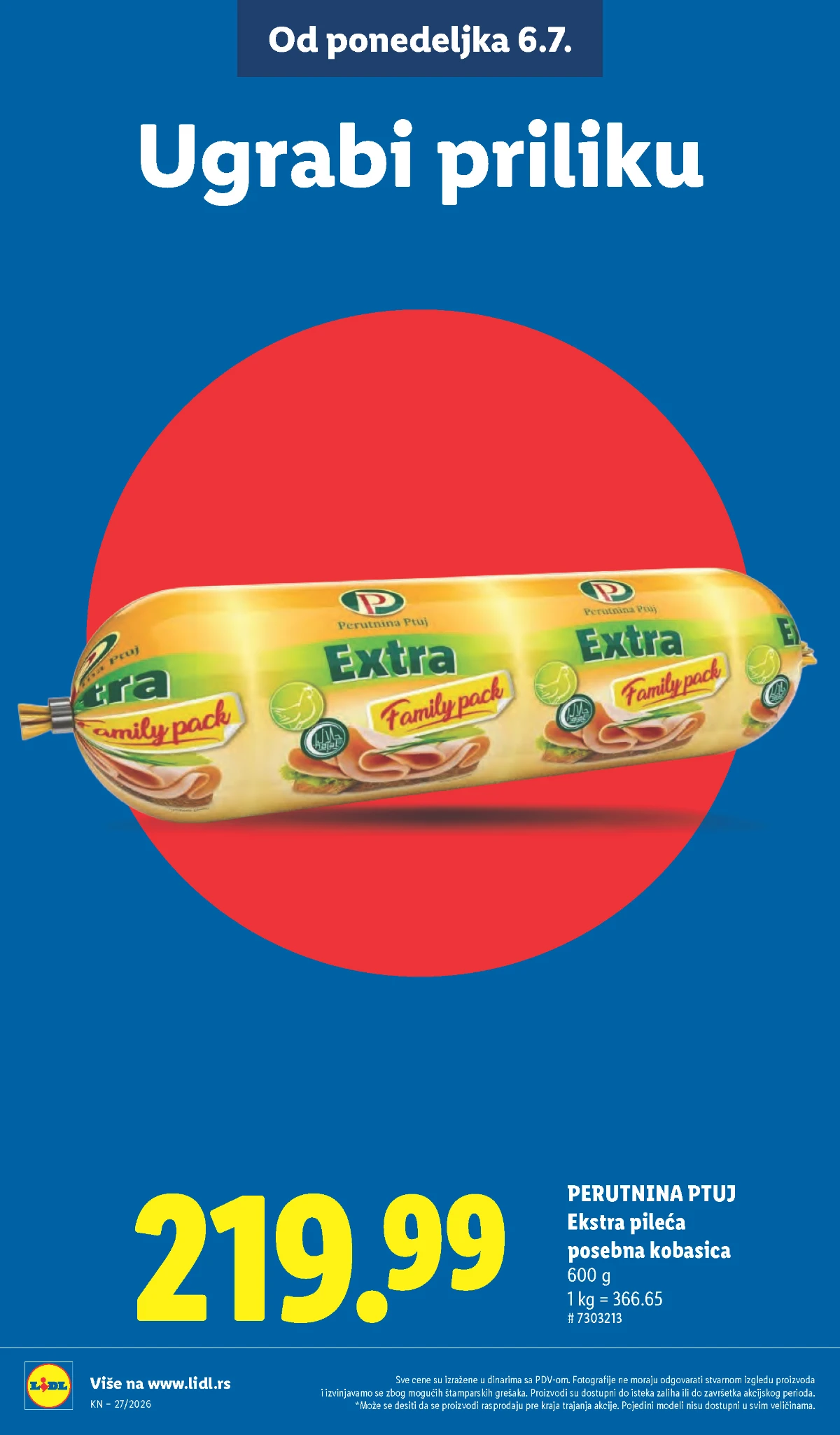 Kućna hemija i proizvodi za domaćinstvo na akciji u Lidl katalogu od 02.07. do 08.07.2026