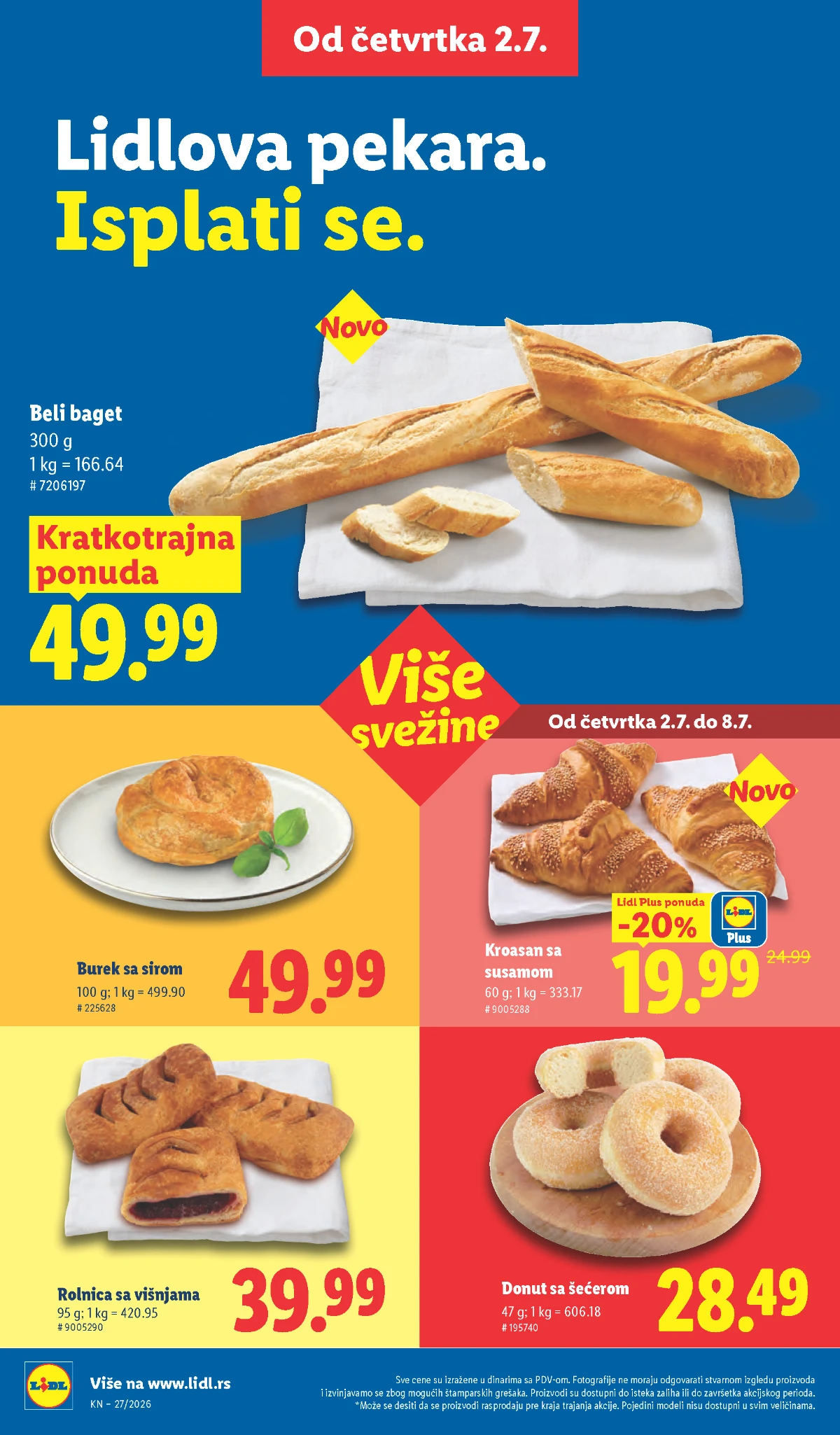 Proizvodi za dom na akciji u Lidl katalogu od 02.07. do 08.07.2026