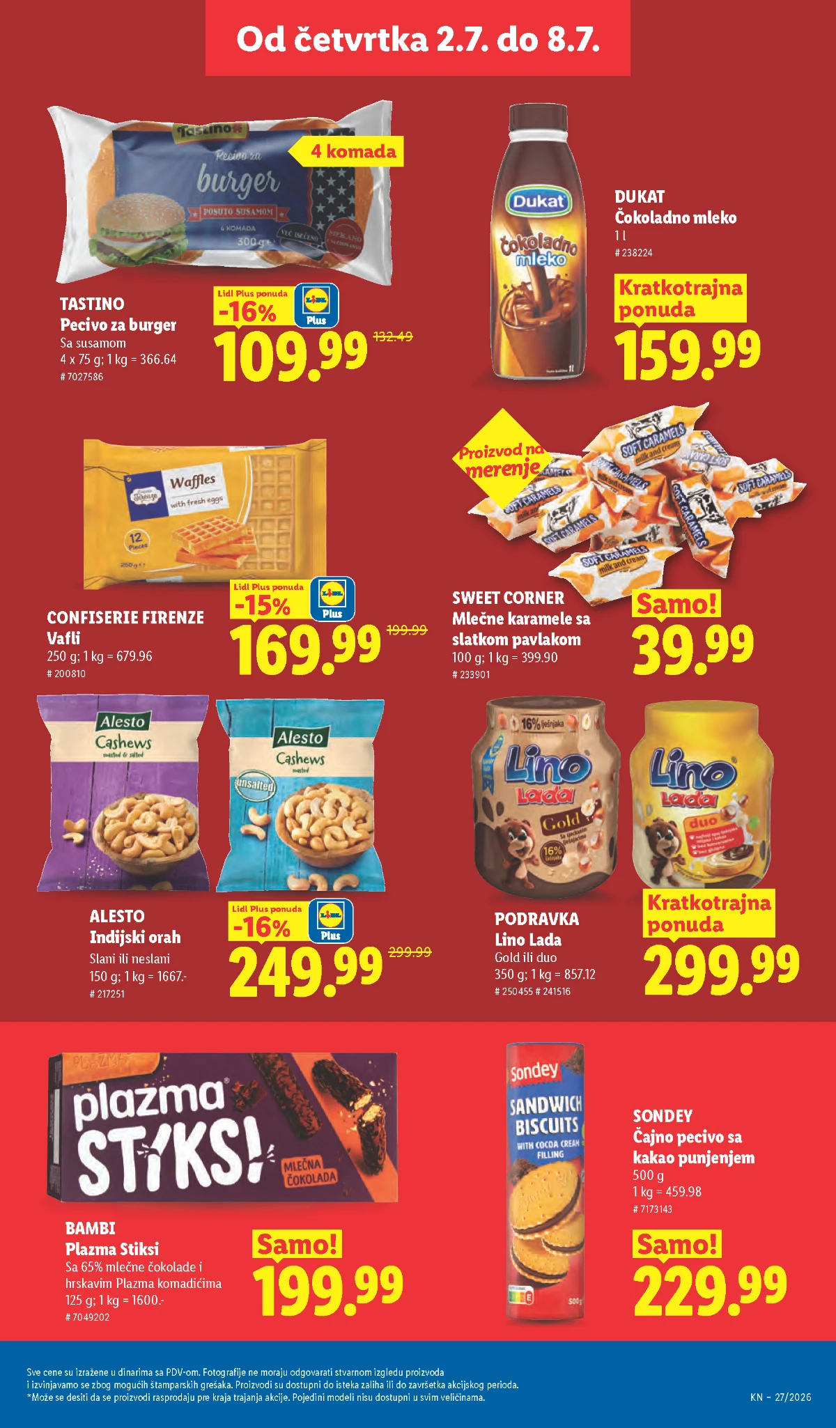 Deterdženti, omekšivači i sredstva za higijenu doma u Lidl katalogu