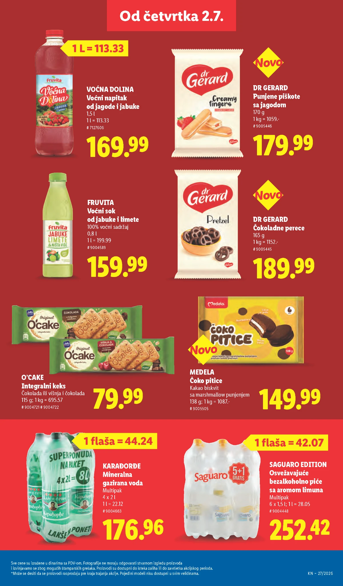 Lidl korpa i svakodnevno povoljne cene u Lidl katalogu od 02.07. do 08.07.2026