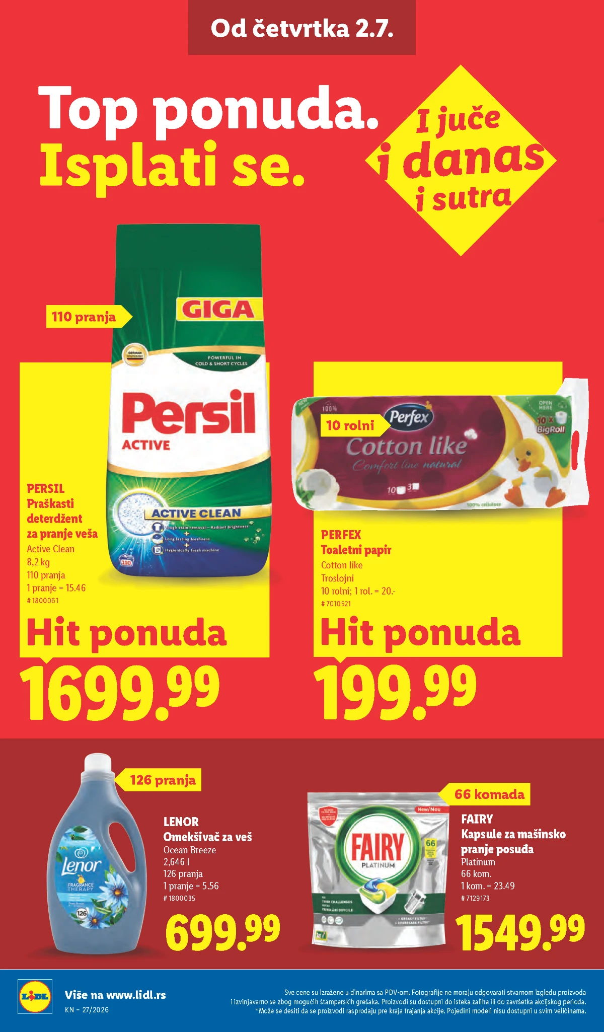 Posuđe, kuhinjski pribor i kuhinjska oprema u Lidl katalogu