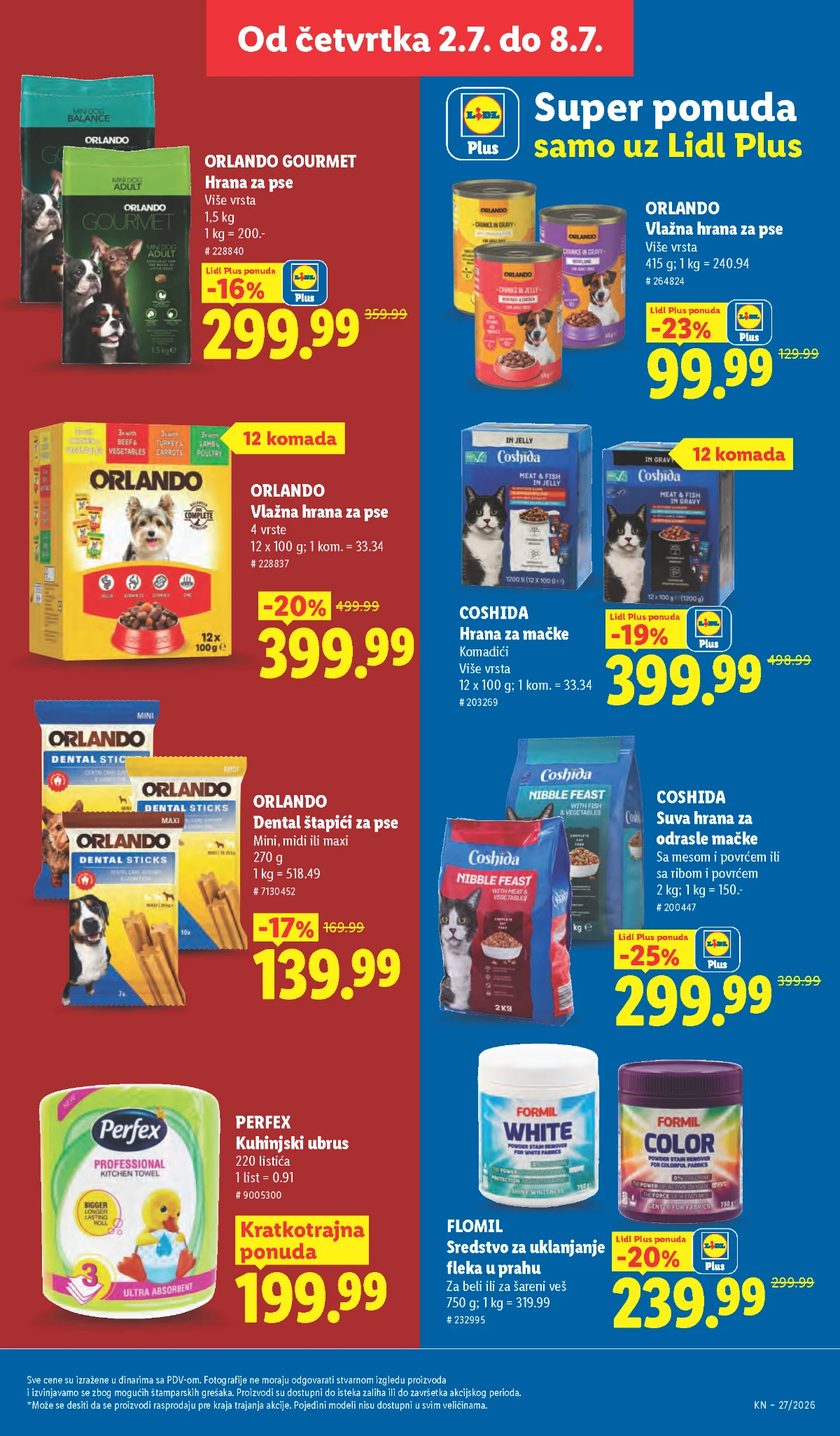 Oprema za dom i praktični dodaci u Lidl katalogu od 02.07. do 08.07.2026