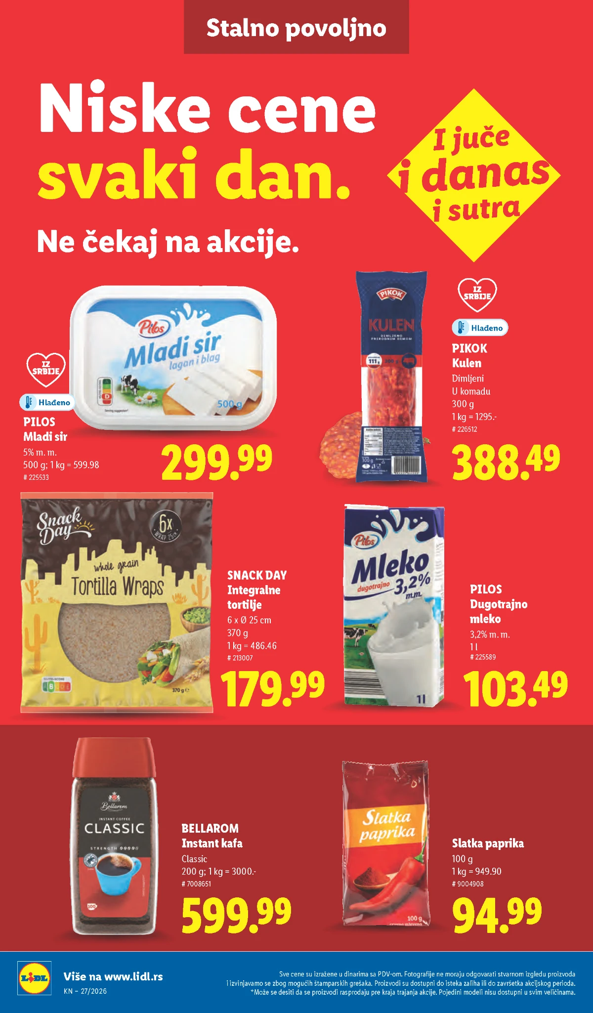 Proizvodi za dom i svakodnevnu upotrebu u Lidl katalogu