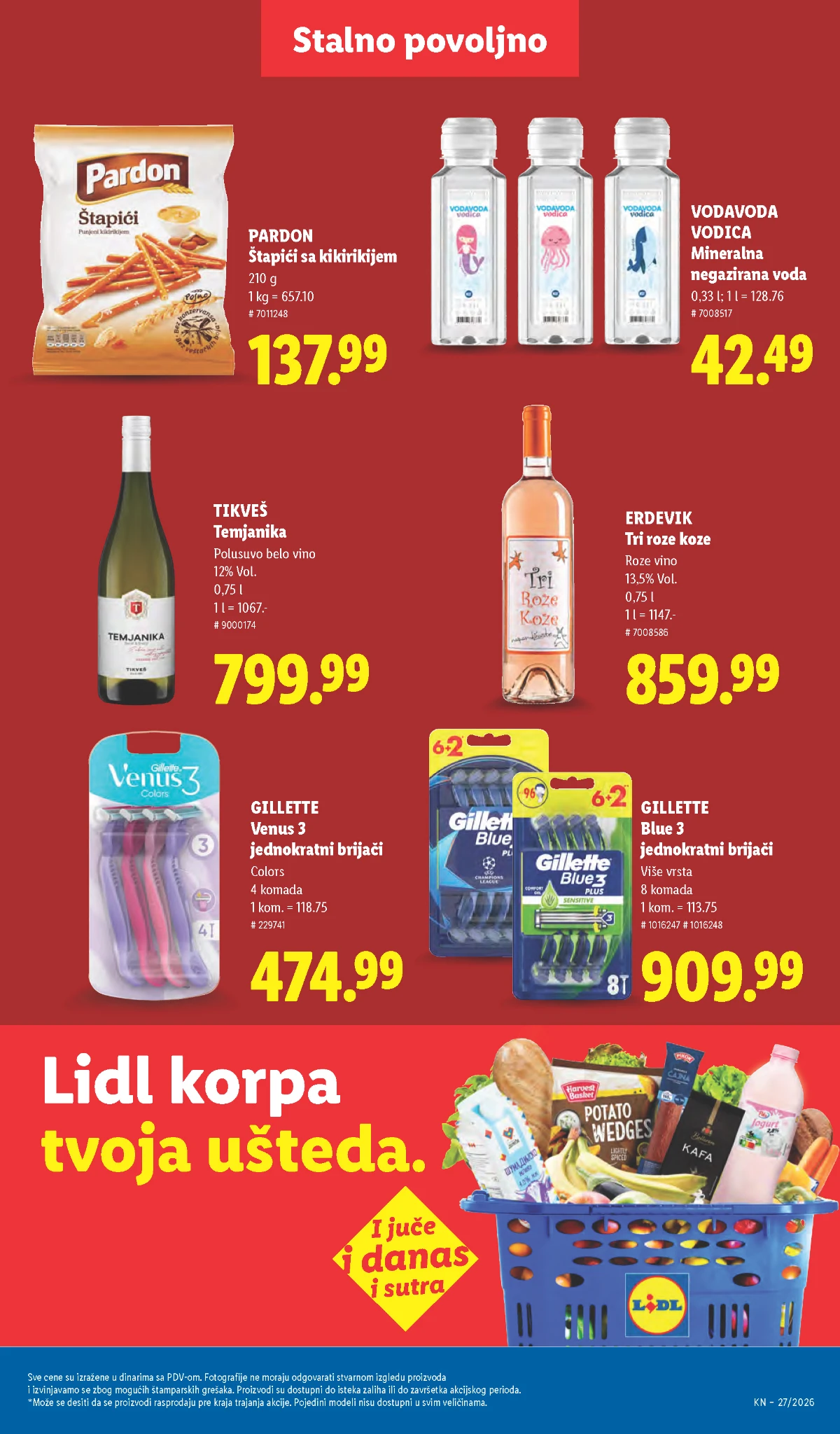 Italijanski specijaliteti i delikatesni proizvodi u Lidl katalogu od 02.07. do 08.07.2026