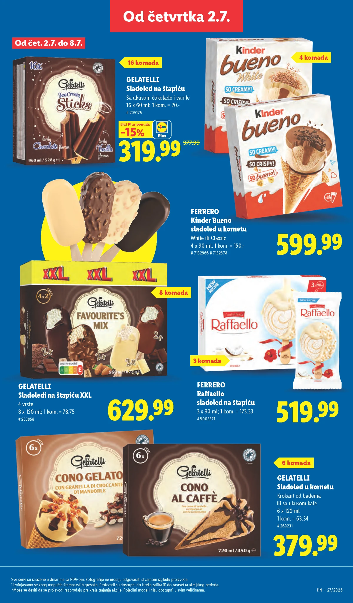 Premium italijanski proizvodi i delikatesi u Lidl katalogu