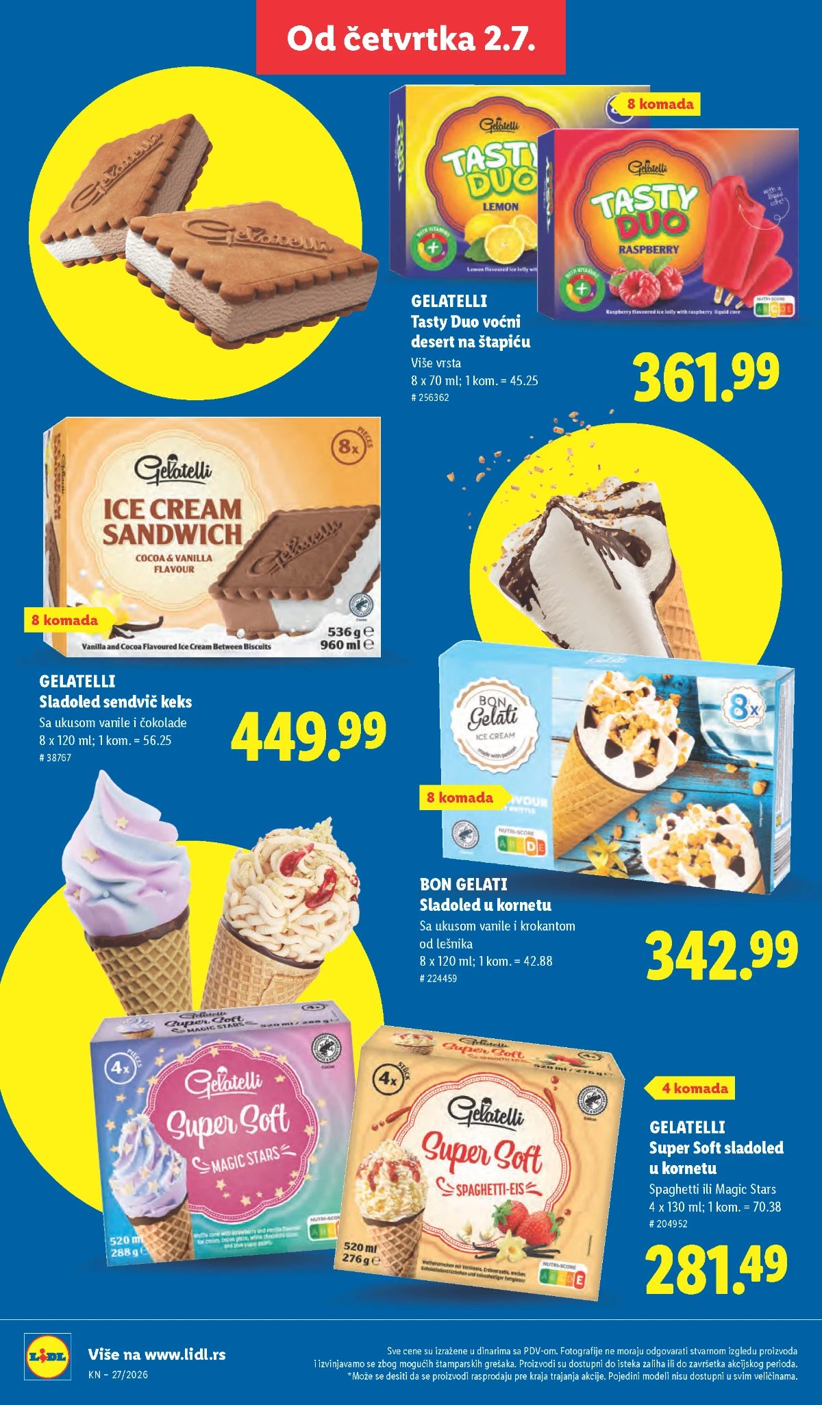 Organski proizvodi i Bio Organic ponuda u Lidl katalogu