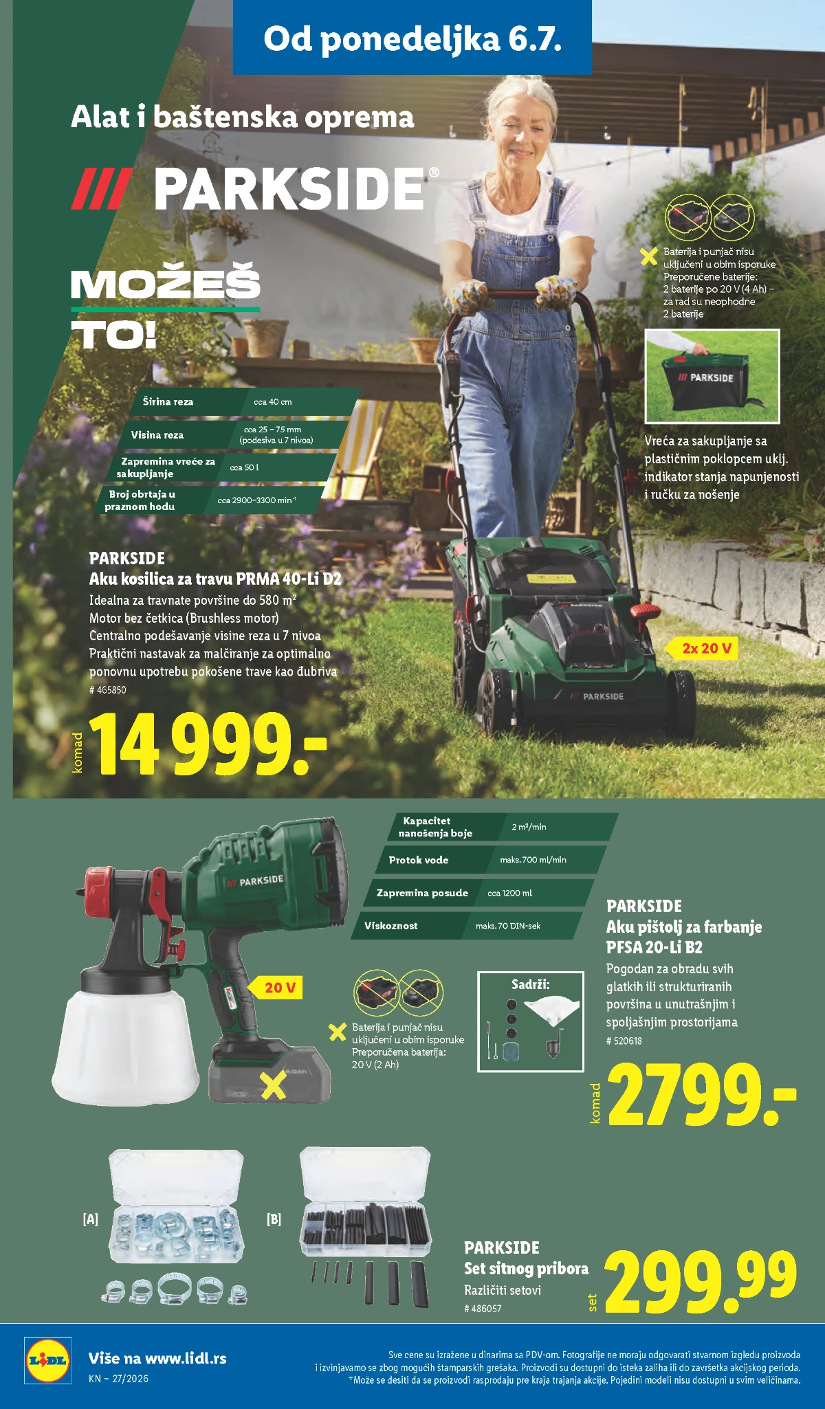 Lidl katalog do 08.07.2026 – kuhinja, domaćinstvo i sezonska ponuda