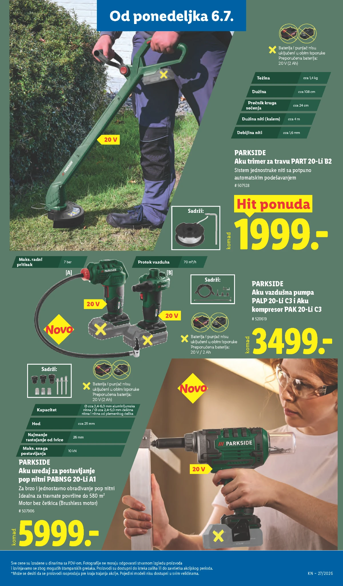Lidl katalog do 08.07.2026 – kuhinja, domaćinstvo i sezonska ponuda