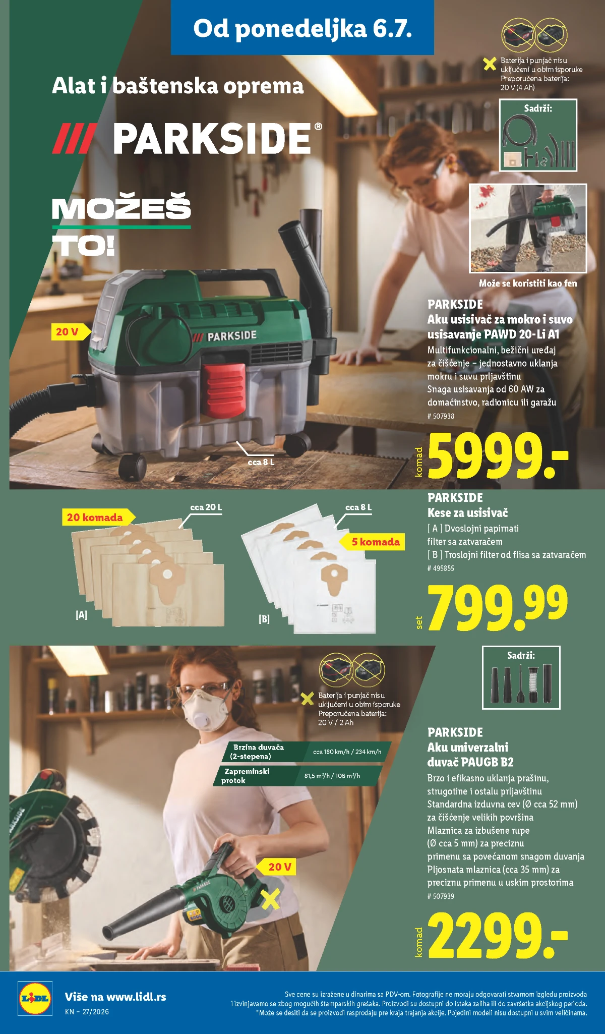 Lidl katalog do 08.07.2026 – kuhinja, domaćinstvo i sezonska ponuda