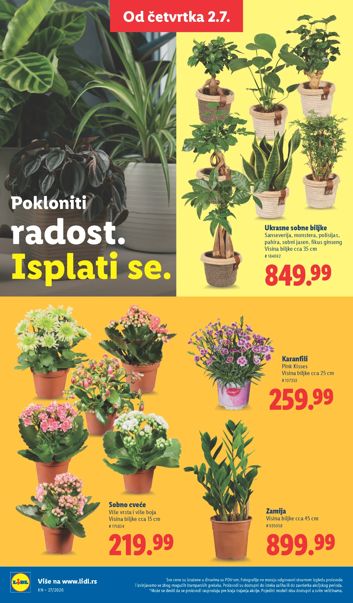 Lidl katalog do 08.07.2026 – kuhinja, domaćinstvo i sezonska ponuda