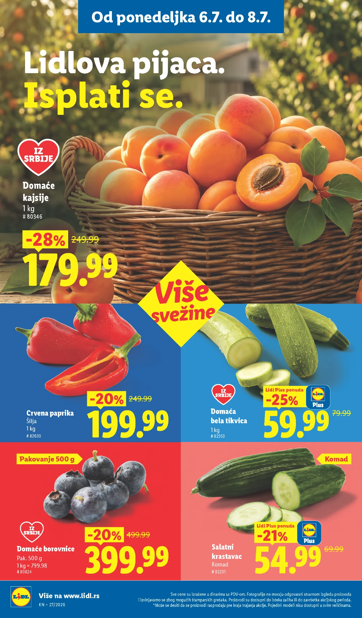 Lidl katalog do 08.07.2026 – kuhinja, domaćinstvo i sezonska ponuda
