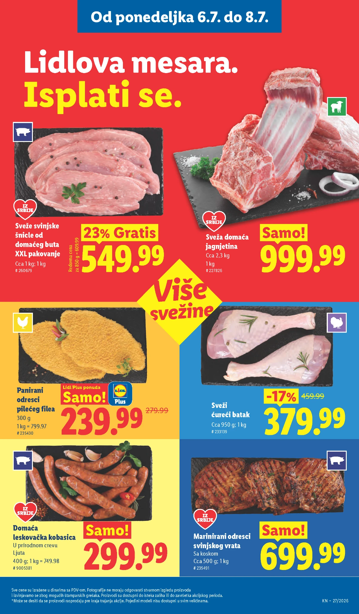 Lidl katalog do 08.07.2026 – kuhinja, domaćinstvo i sezonska ponuda