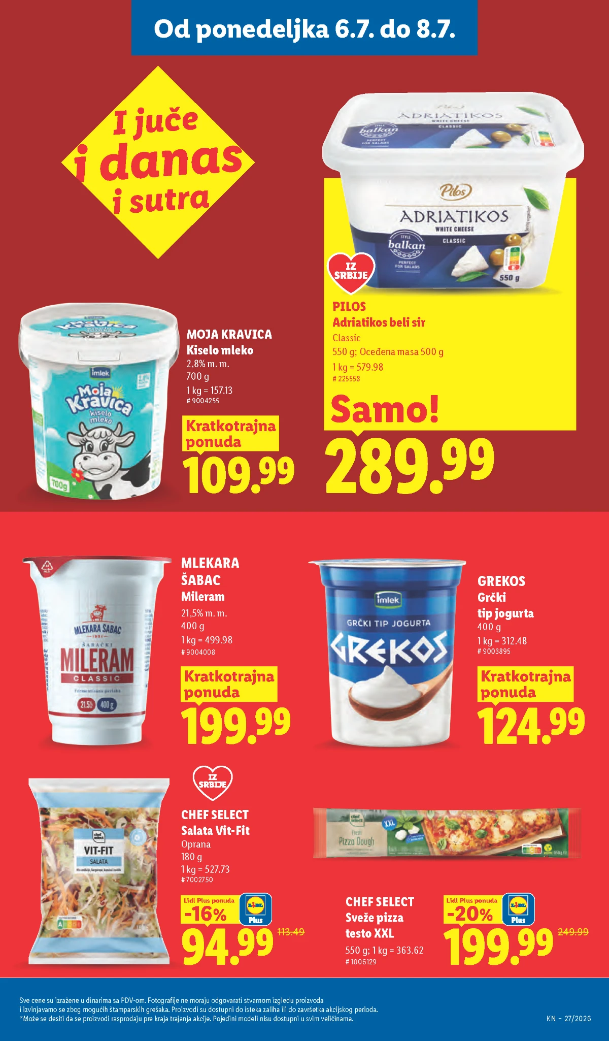 Lidl katalog do 08.07.2026 – kuhinja, domaćinstvo i sezonska ponuda