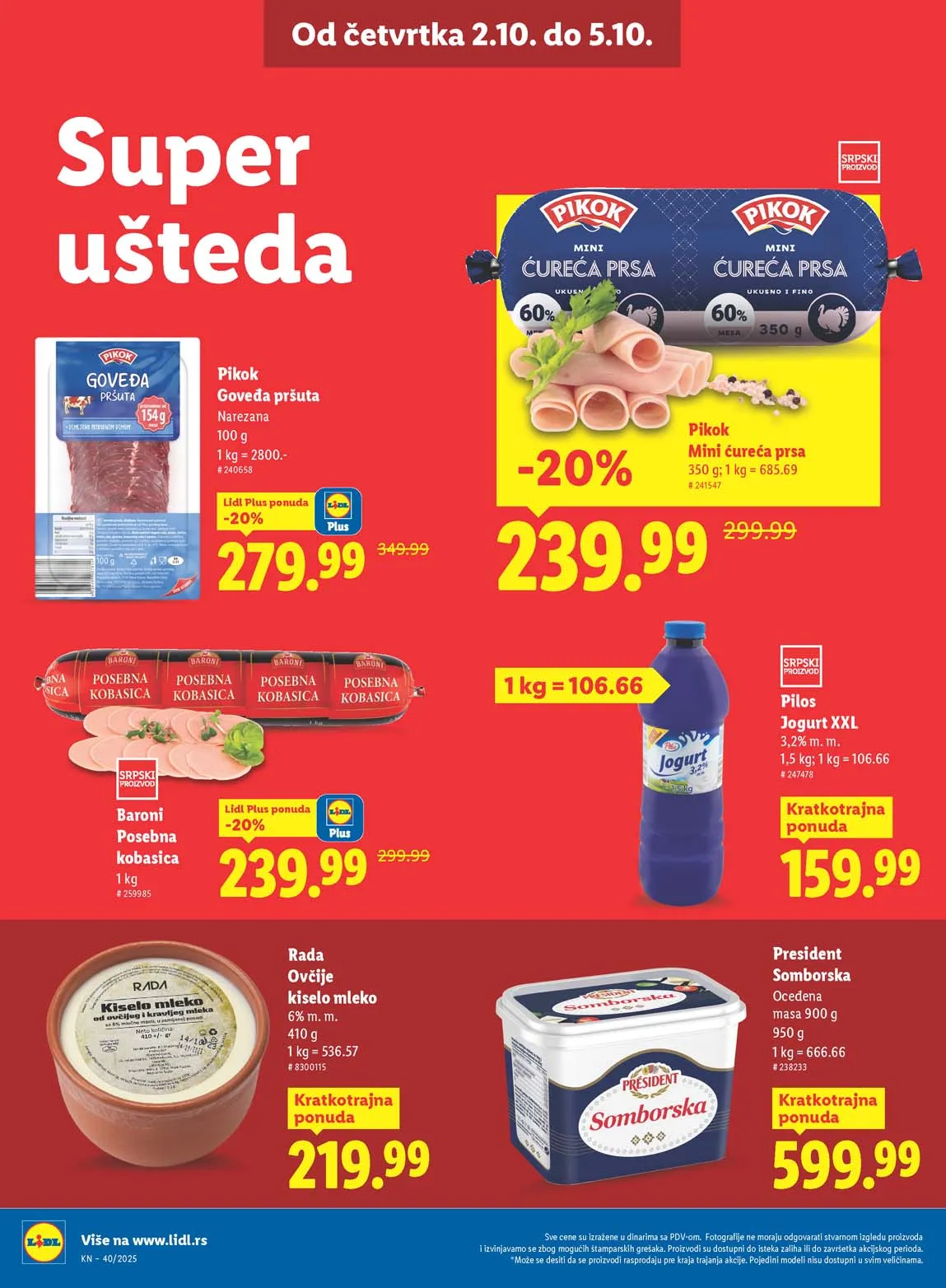 Katalozi Lidl kataloška ponuda