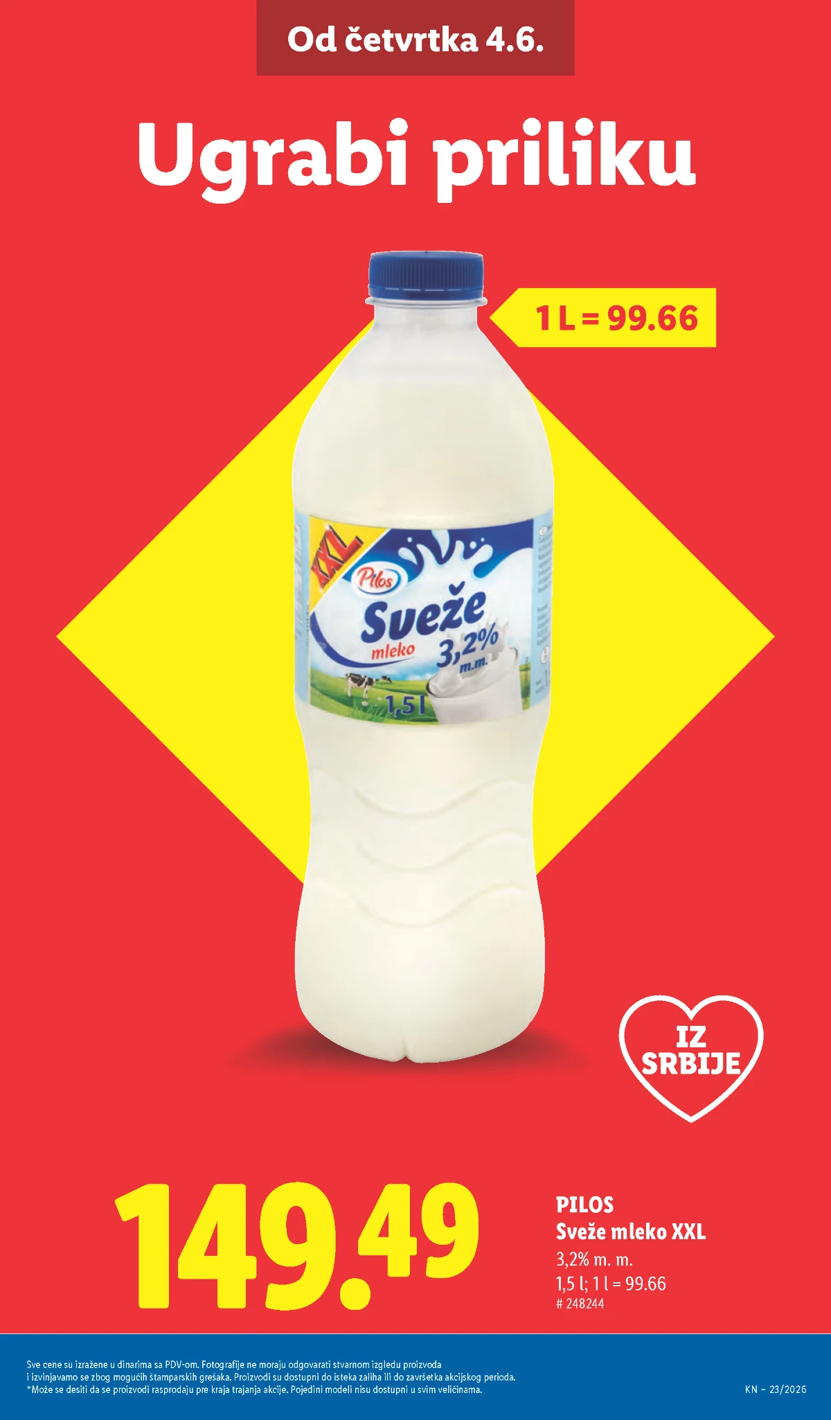 Lidl trešnje, pastrmka i burata na akciji Lidl trešnje, pastrmka i burata jun 2026