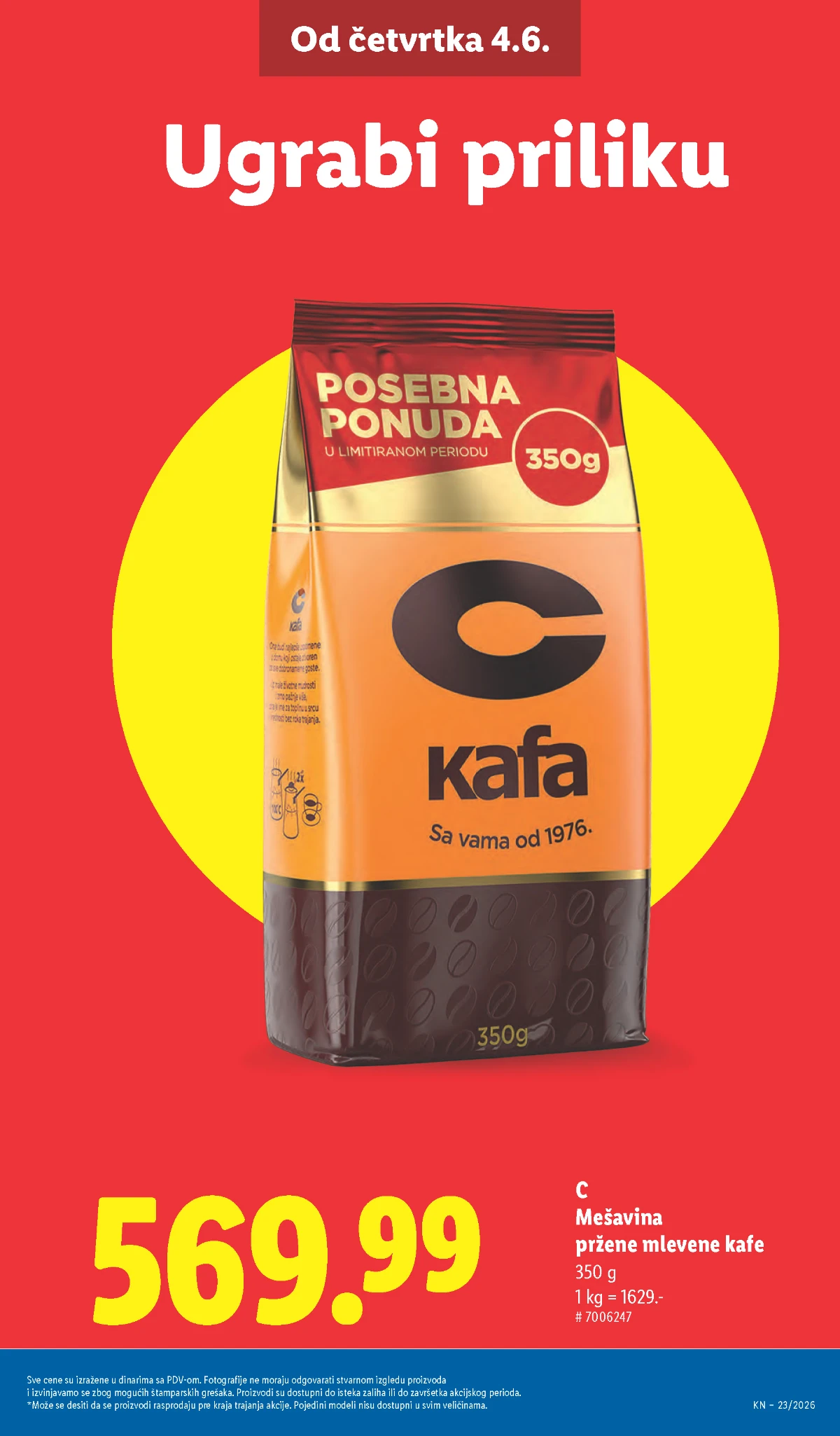 Lidl akcija od 04.06. do 10.06.2026 – kafa, bademi i pivo po sniženim cenama