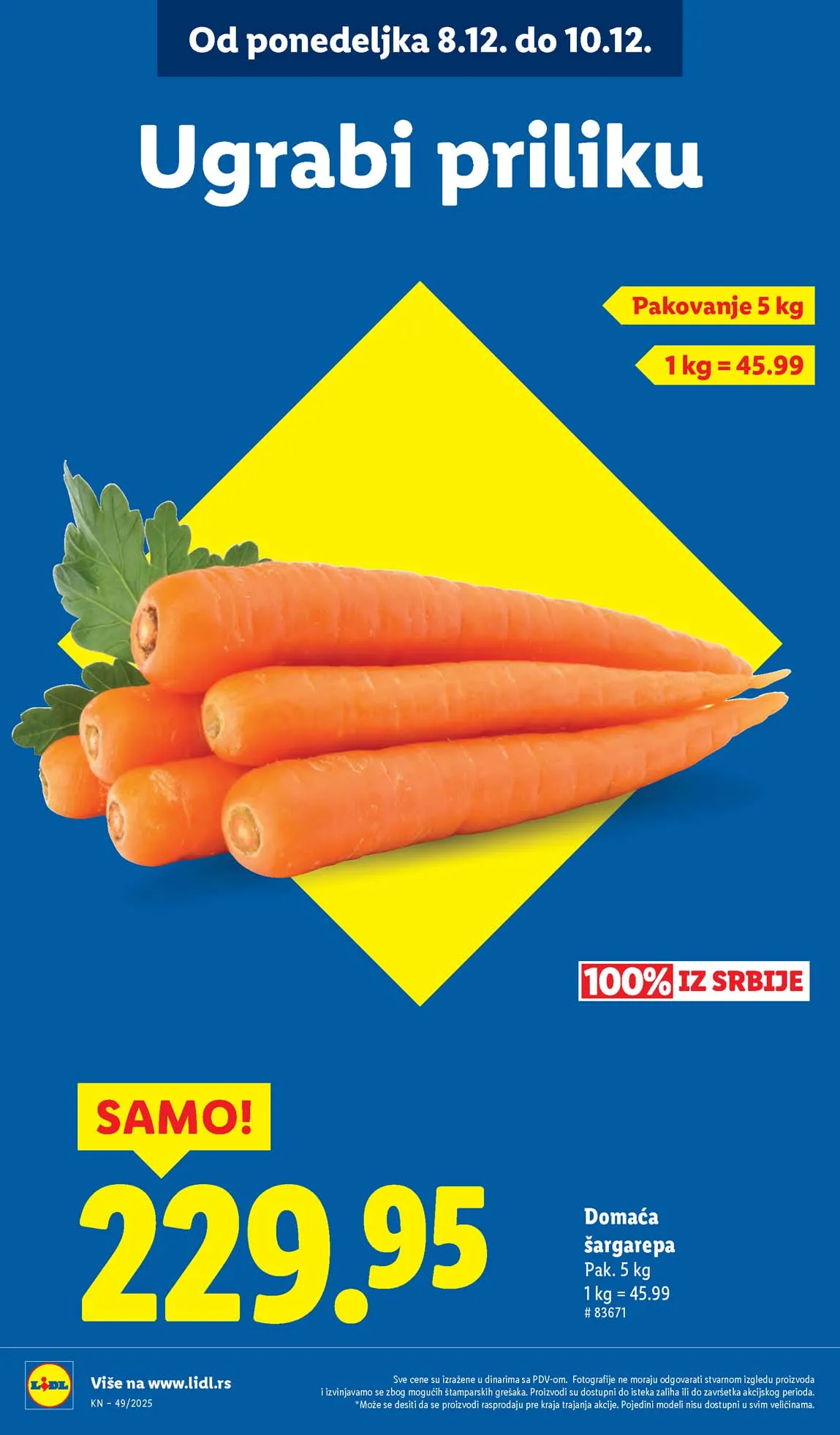 Lidl katalog sniženja Lidl akcija sniženja