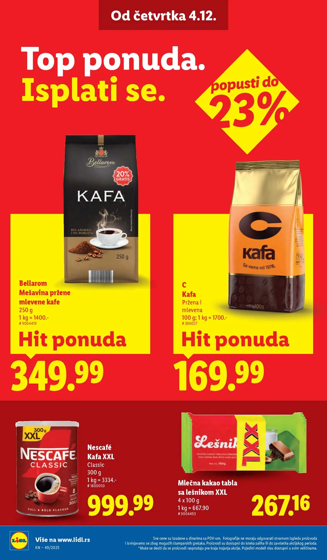 Lidl katalog sniženja Lidl akcija sniženja