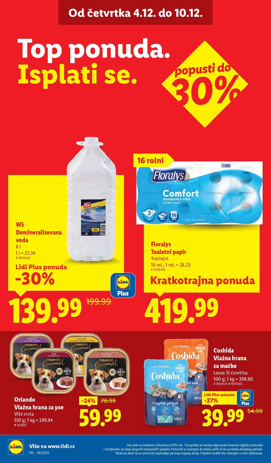 Lidl katalog sniženja Lidl akcija sniženja