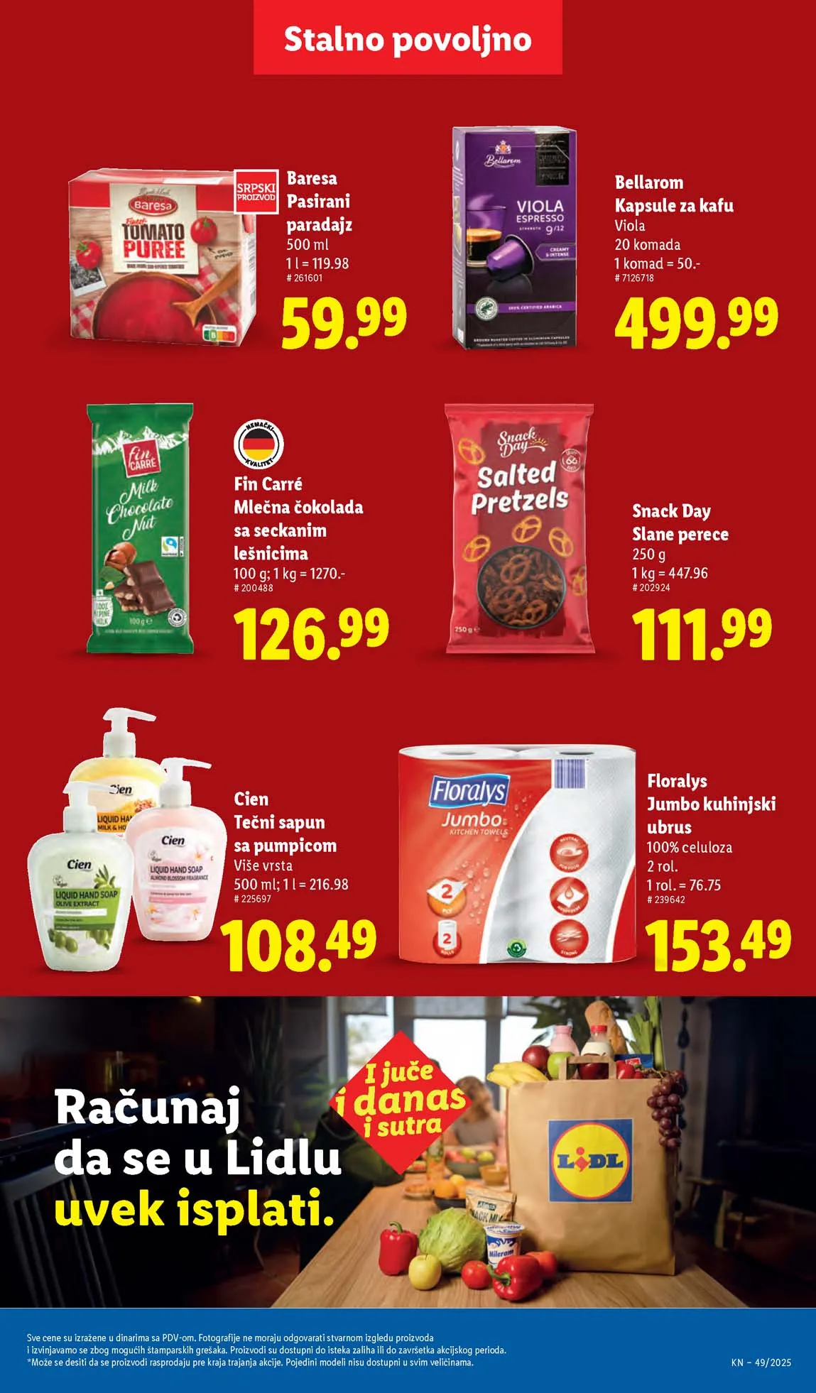Lidl katalog sniženja Lidl akcija sniženja