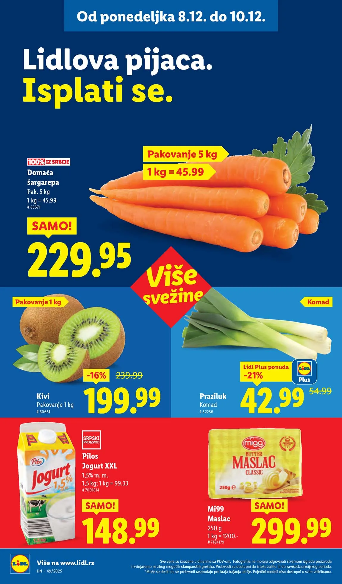 Lidl katalog sniženja Lidl akcija sniženja