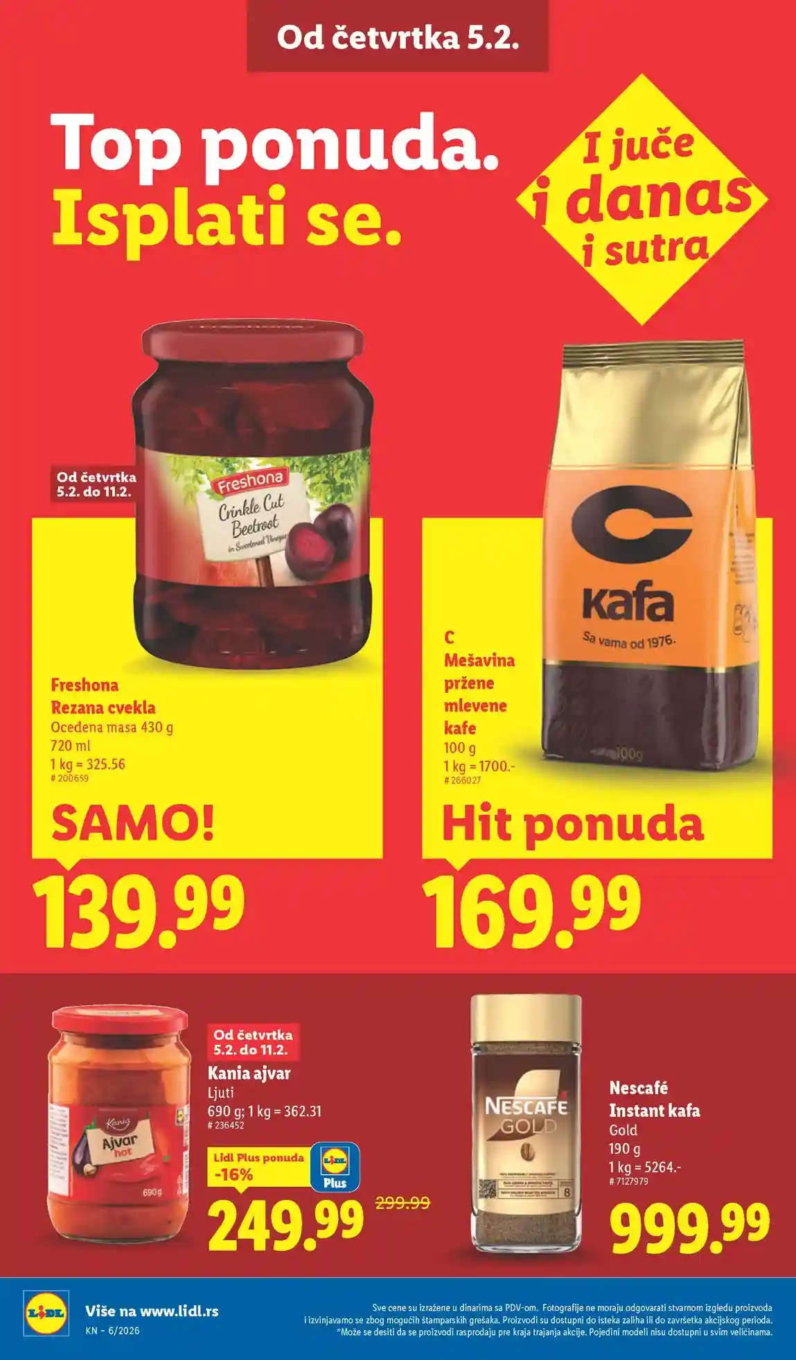 Lidl akcija sniženja