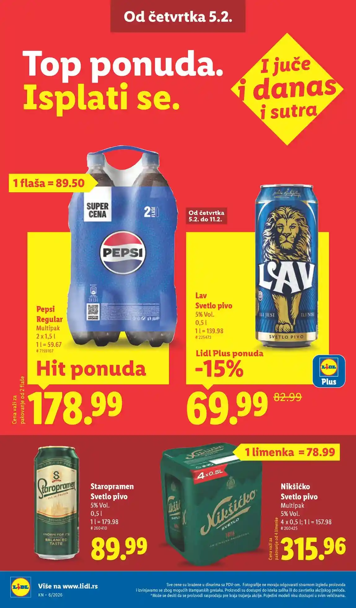 Lidl akcija sniženja