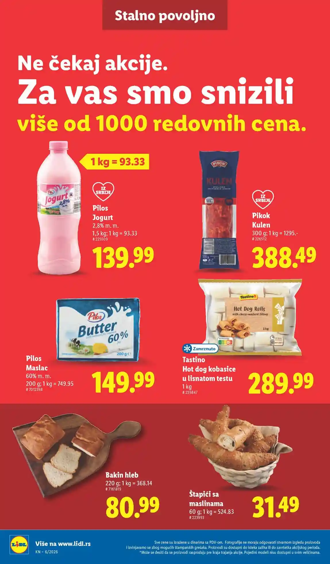 Lidl akcija sniženja