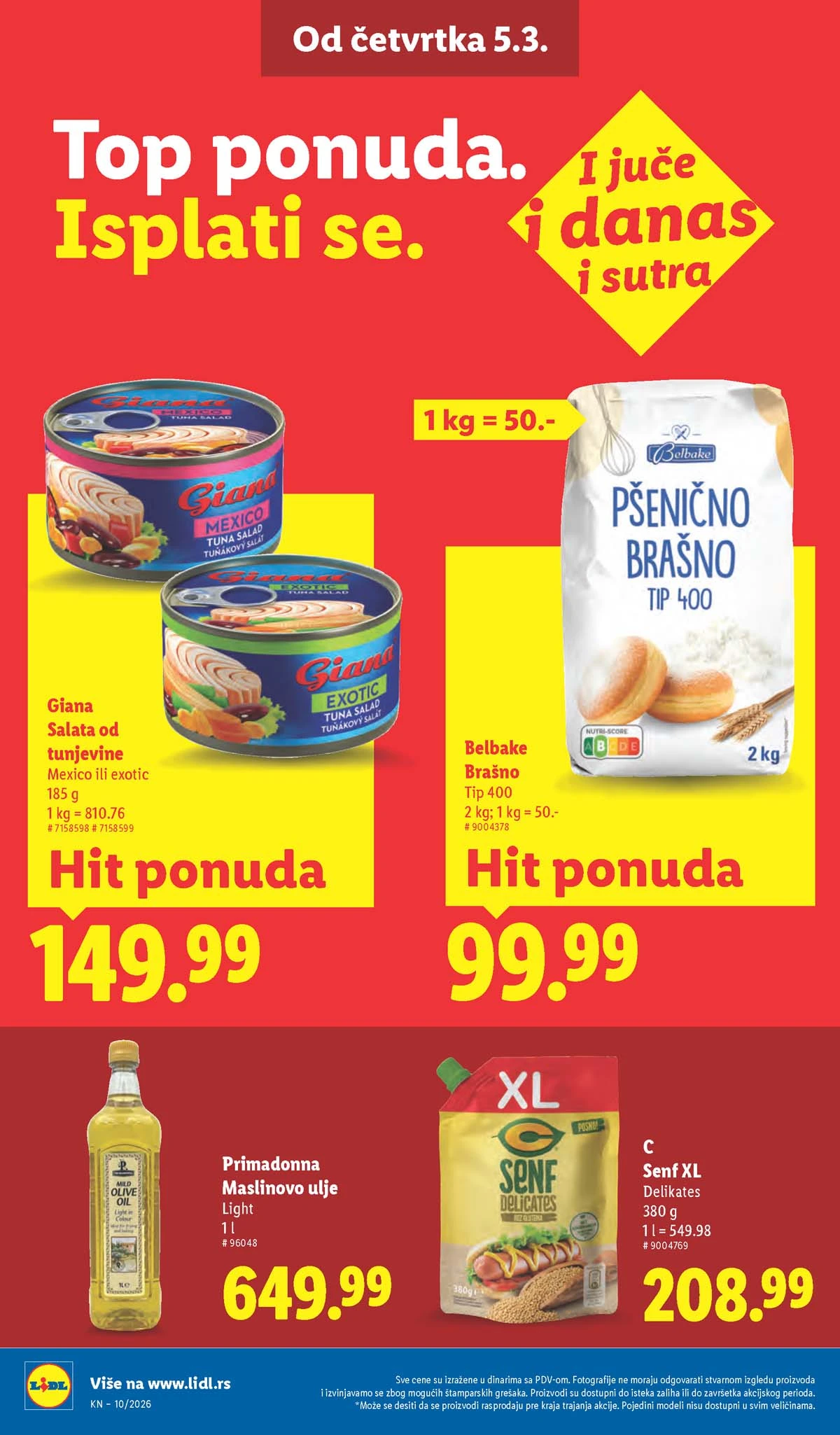 Katalozi Lidl kataloška ponuda