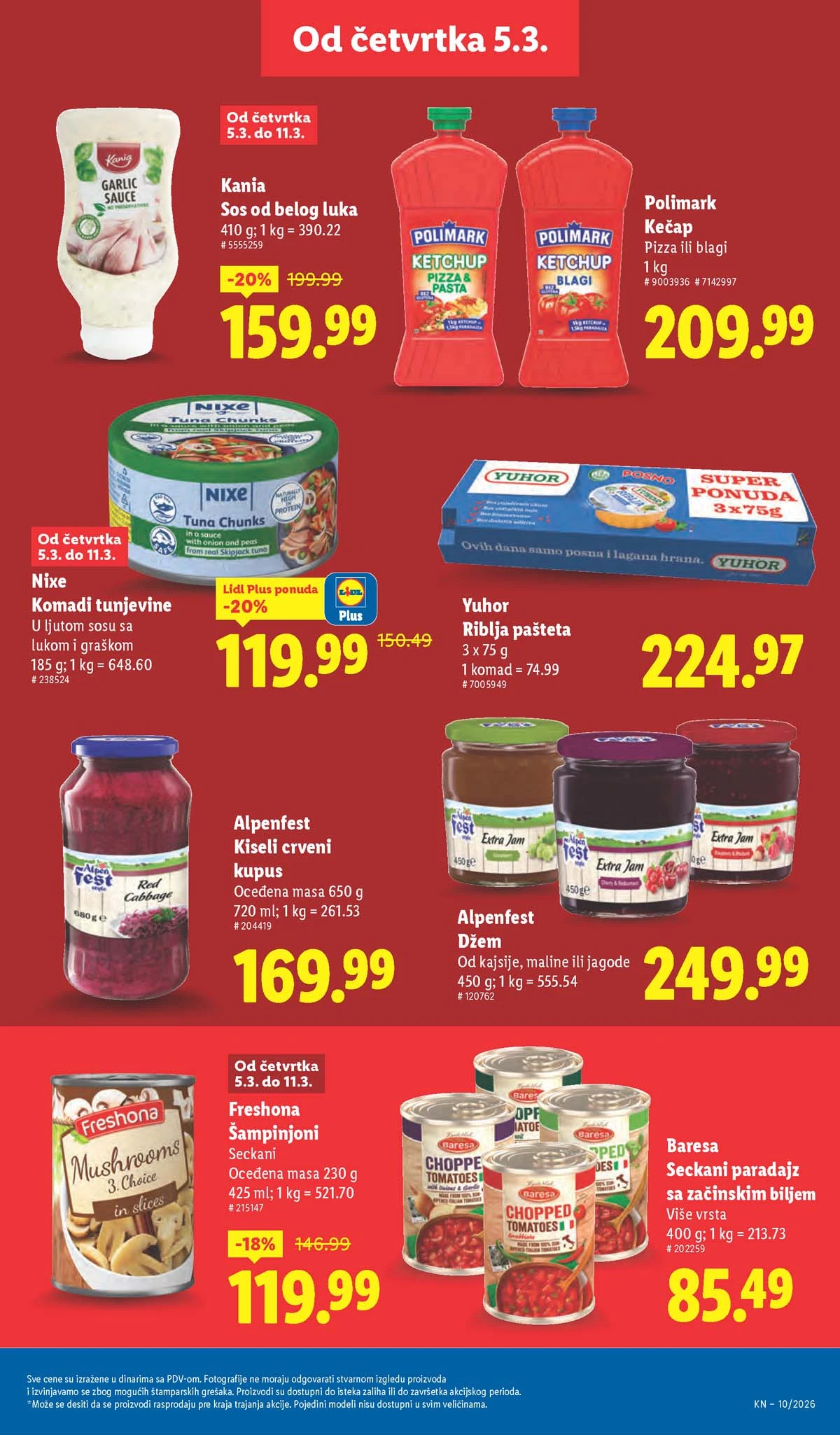 Katalozi Lidl kataloška ponuda