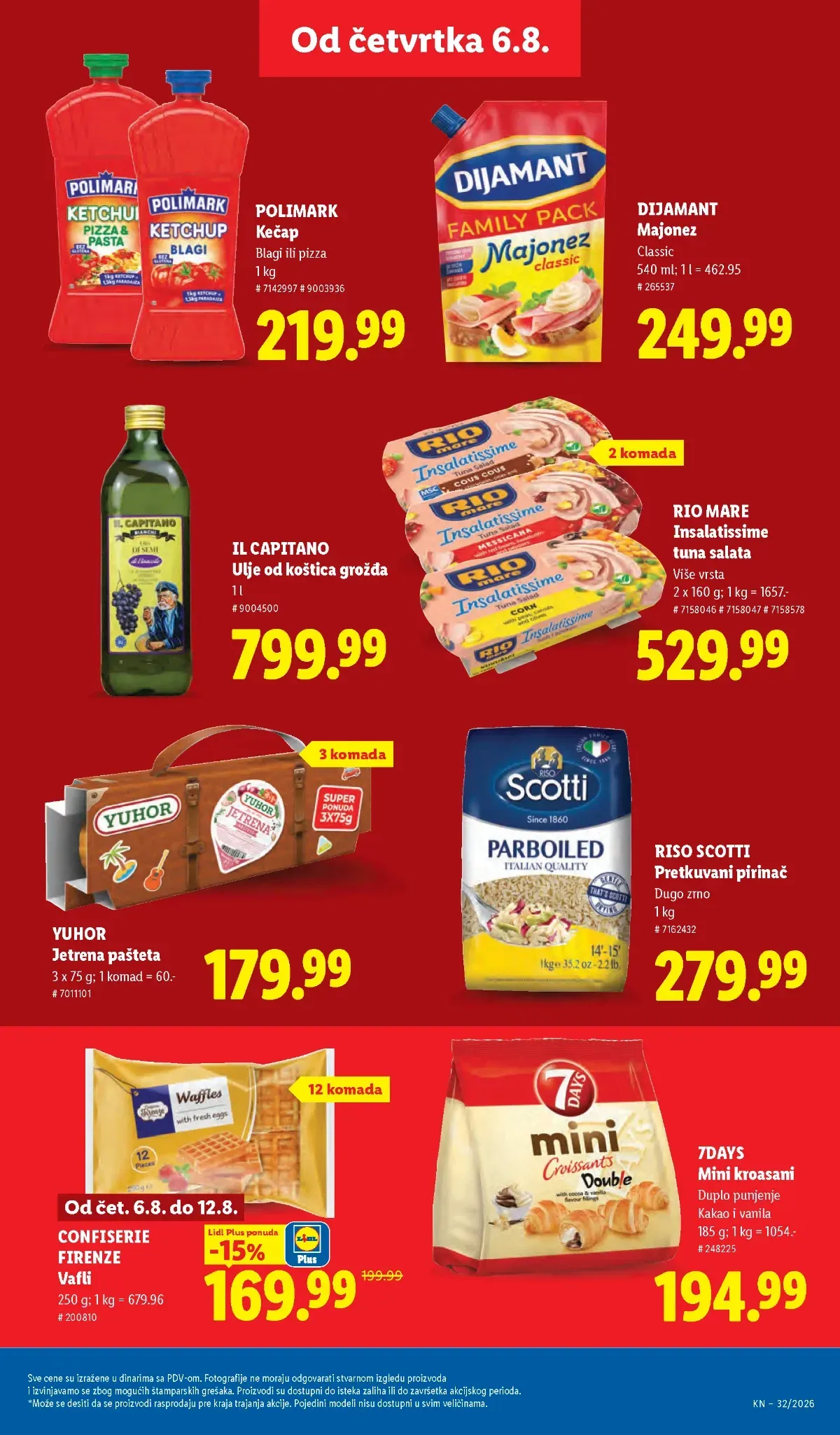 Coca-Cola, Fanta i Monster u Lidl katalogu do 12.08.2026.