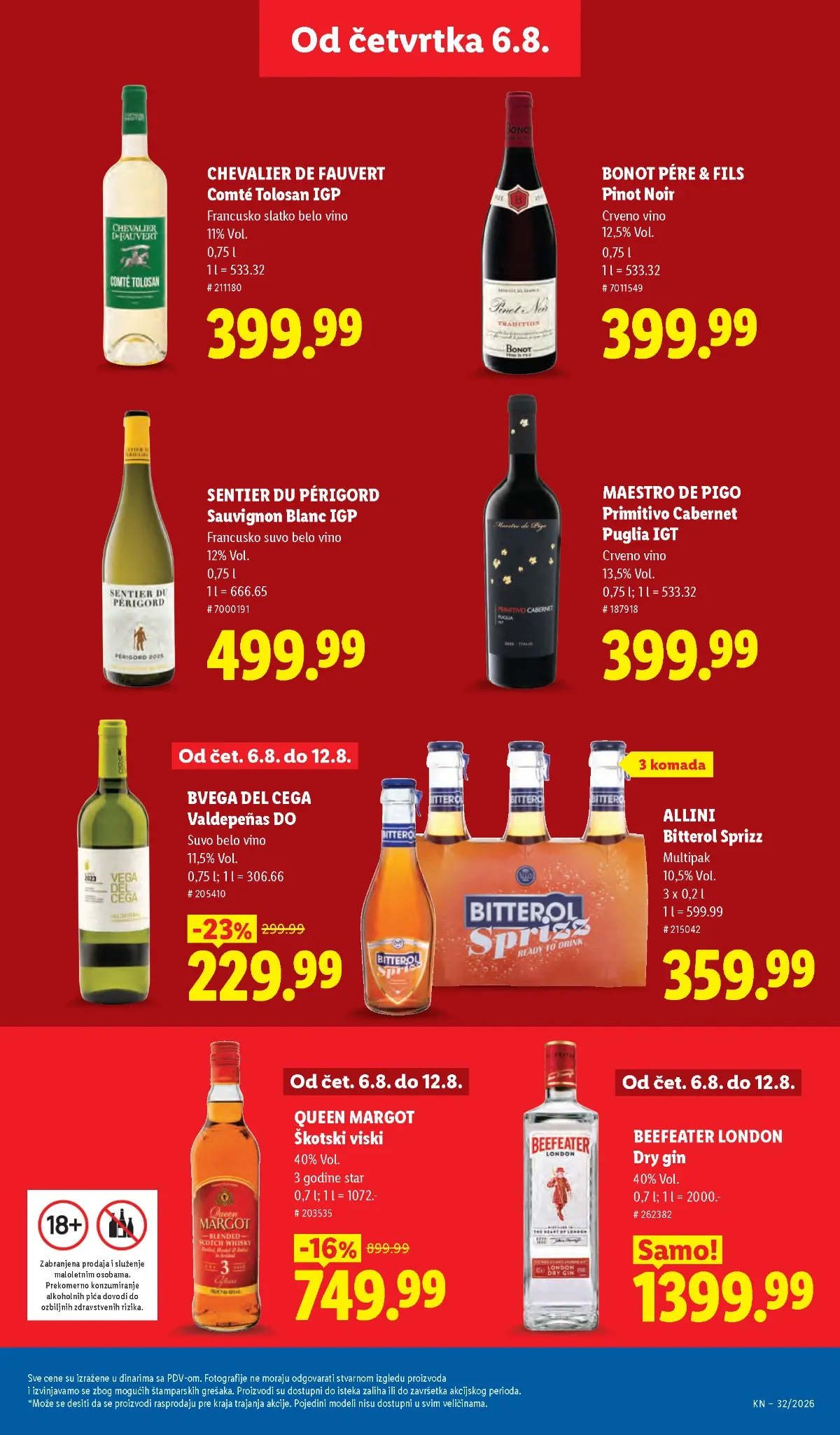 Slatki i slani proizvodi u Lidl katalogu do 12.08.2026.