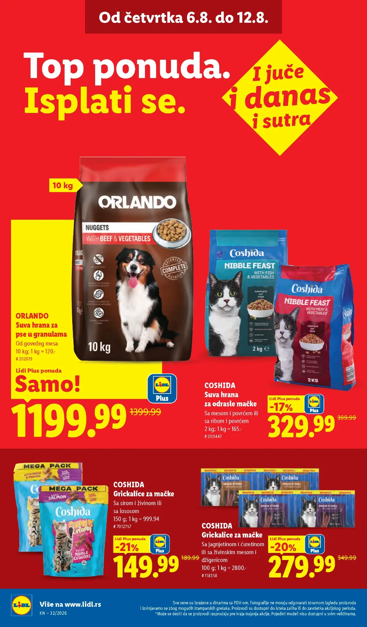 Lidl katalog akcije do 12.08.2026.