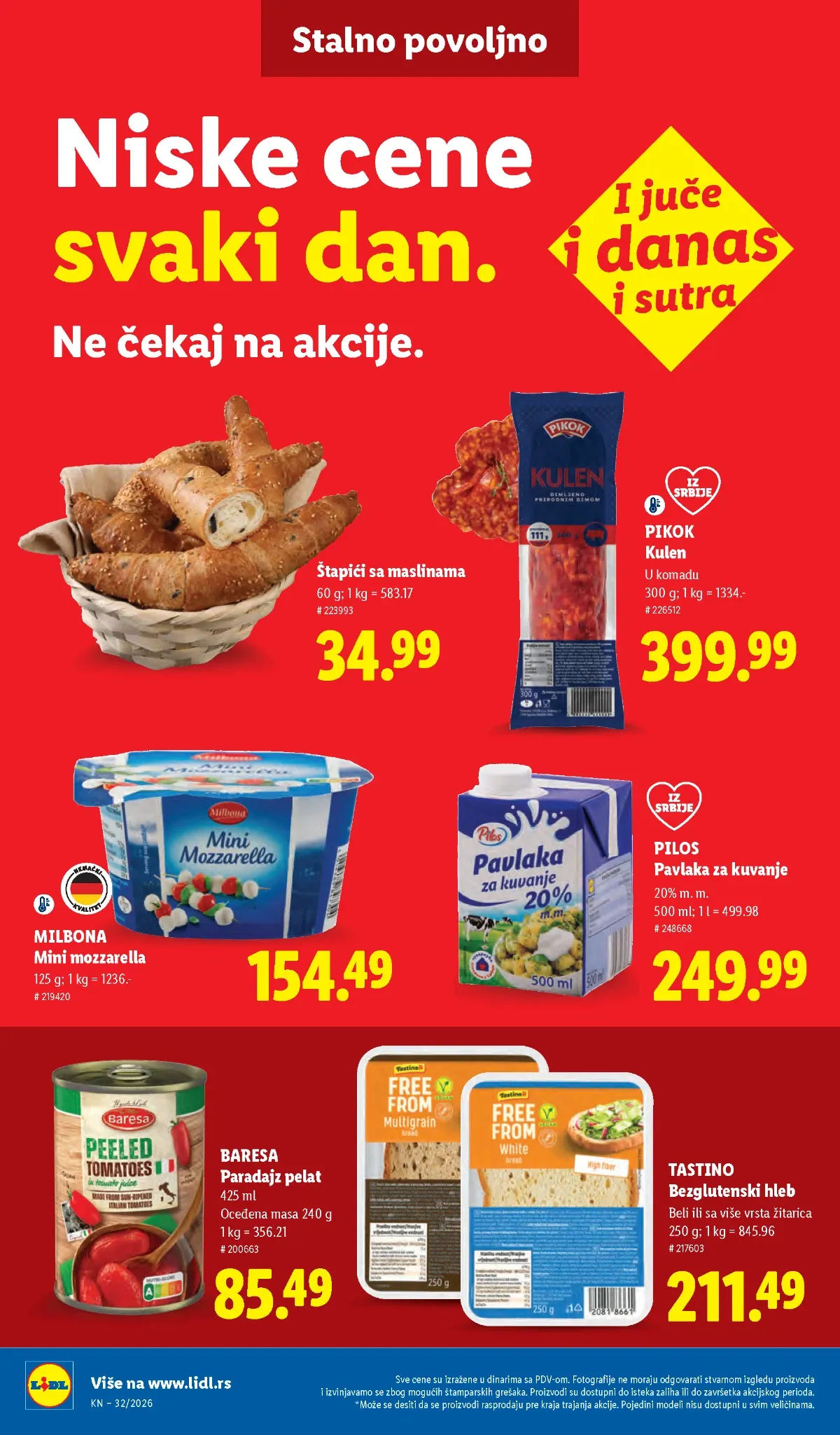Proizvodi za domaćinstvo u Lidl katalogu do 12.08.2026.