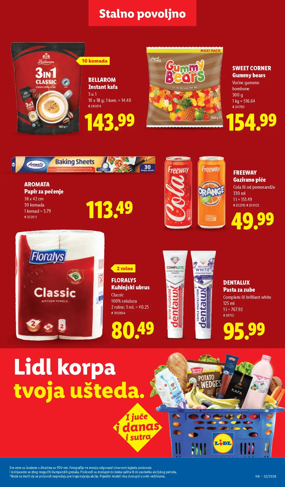 Lidl Plus akcije do 12.08.2026.