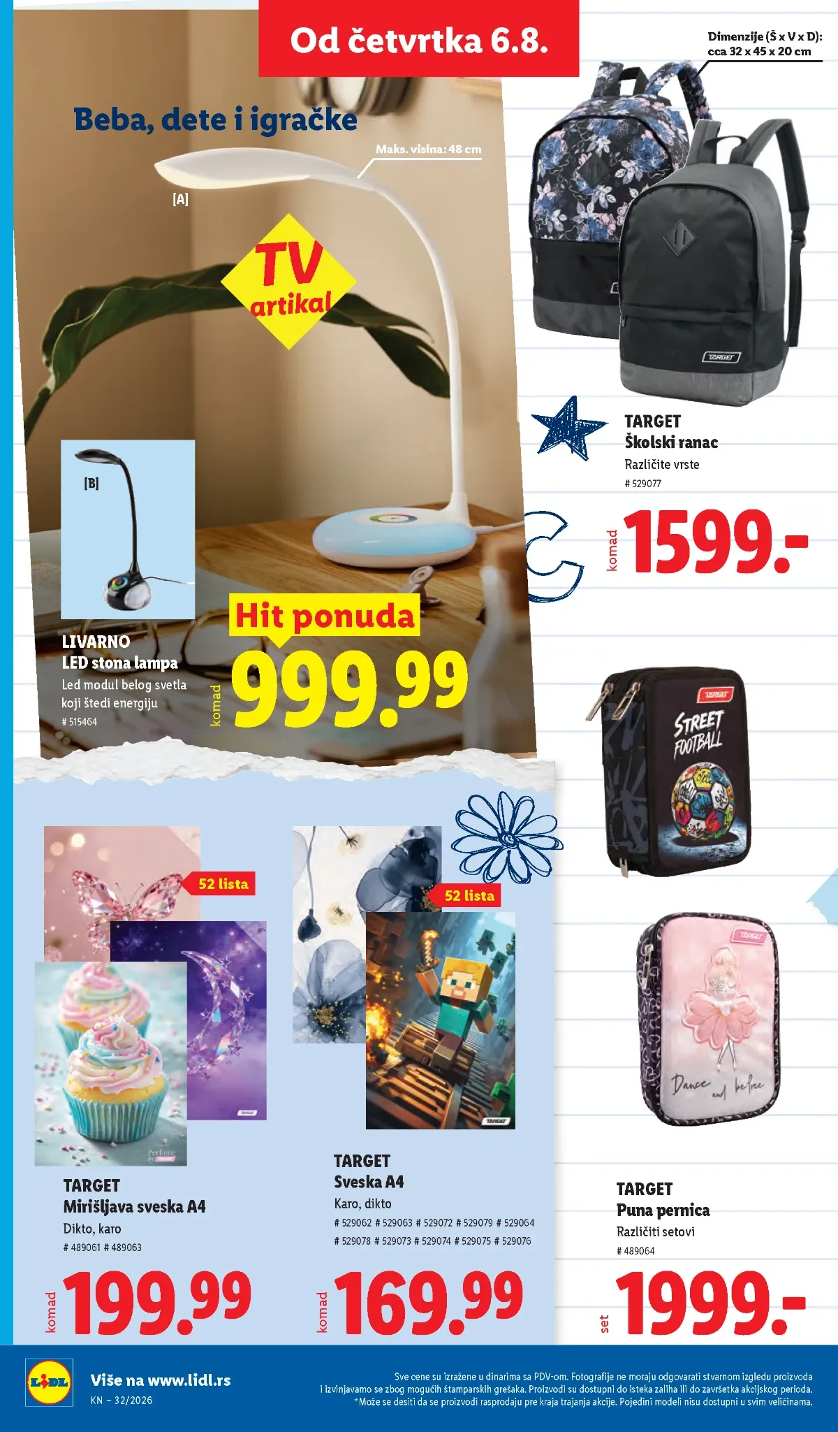 Lidl katalog do 12.08.2026. – nove ponude