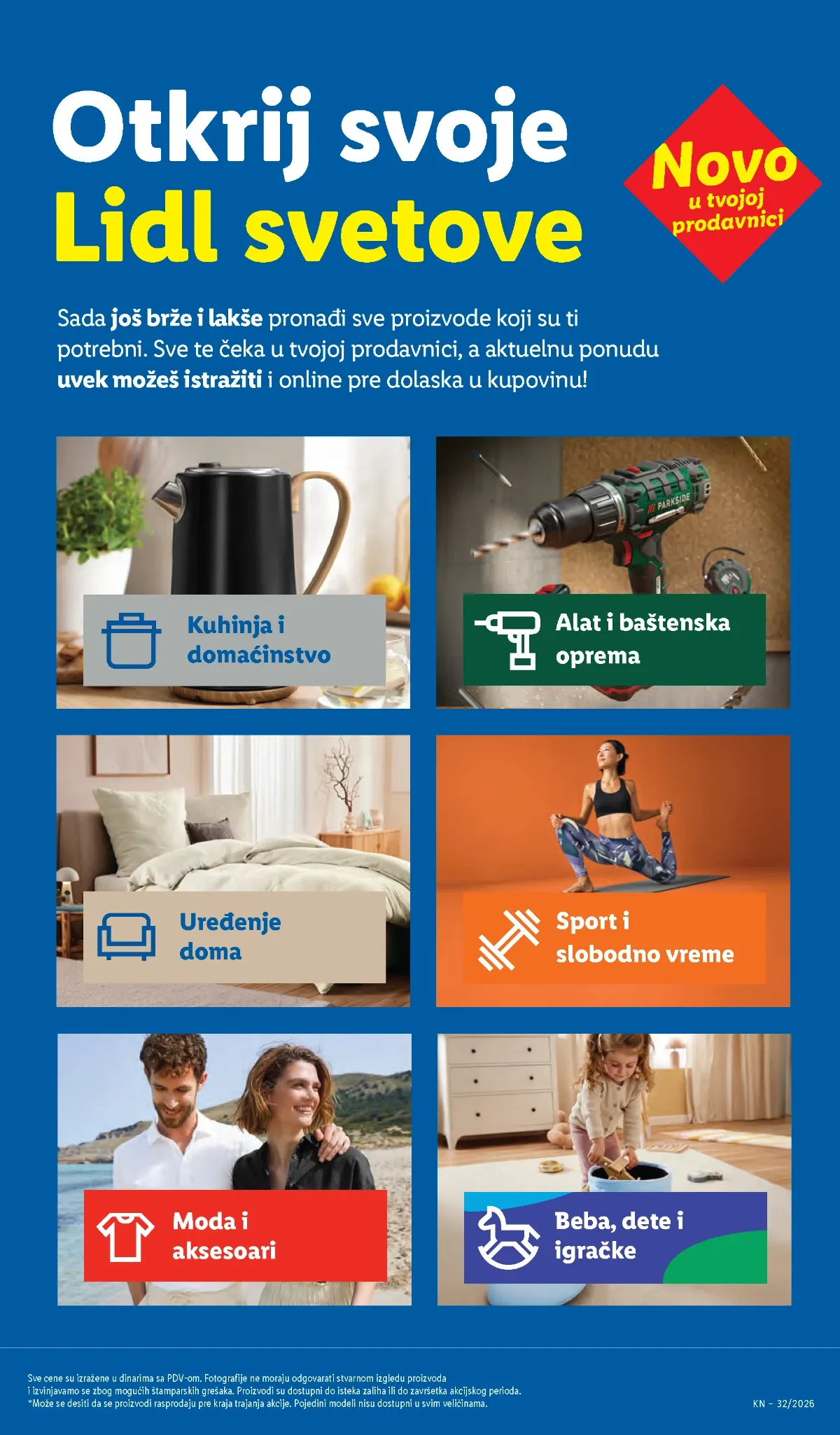 Završne akcije u Lidl katalogu do 12.08.2026.