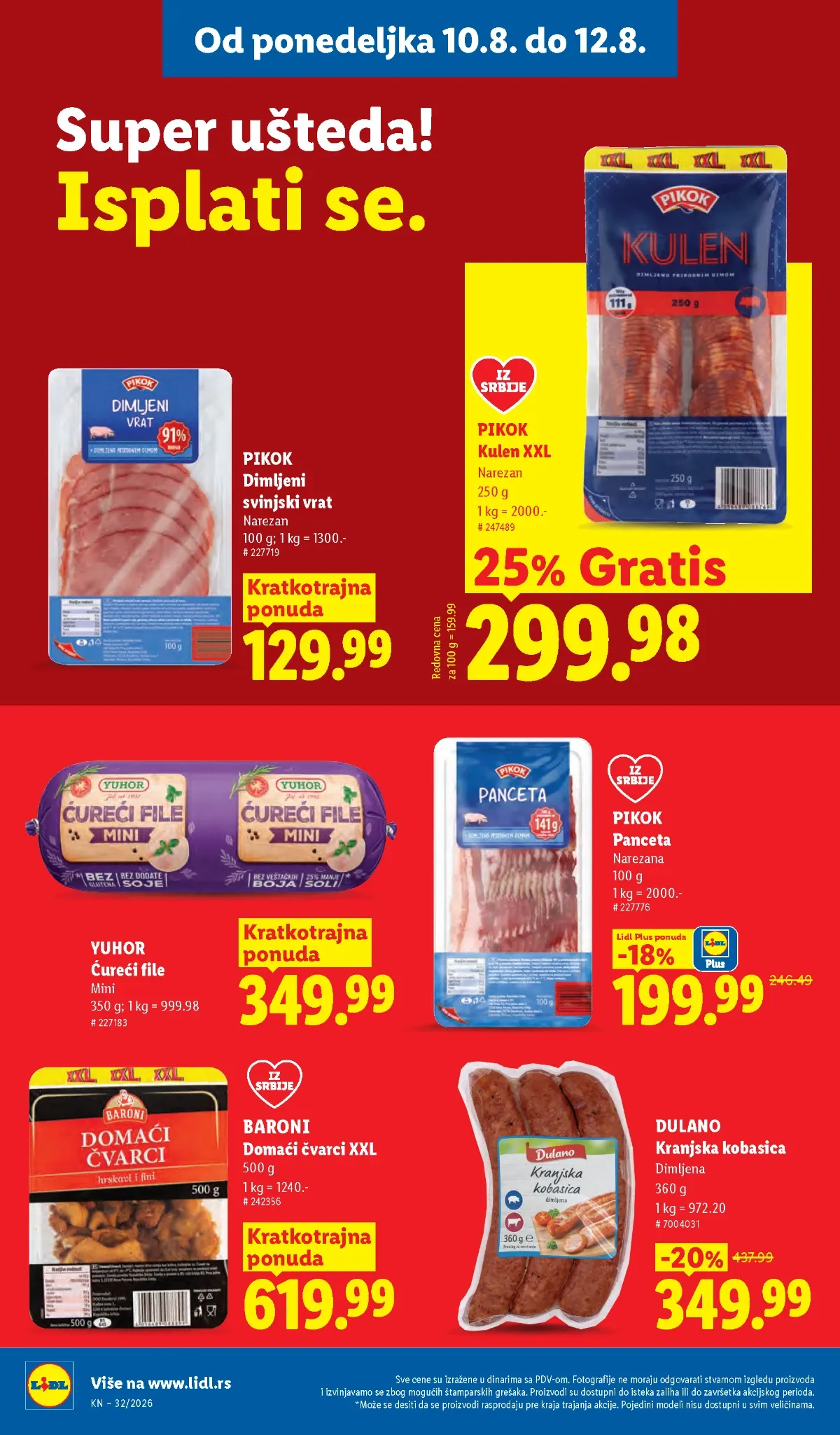 Proizvodi za celu porodicu u Lidl katalogu