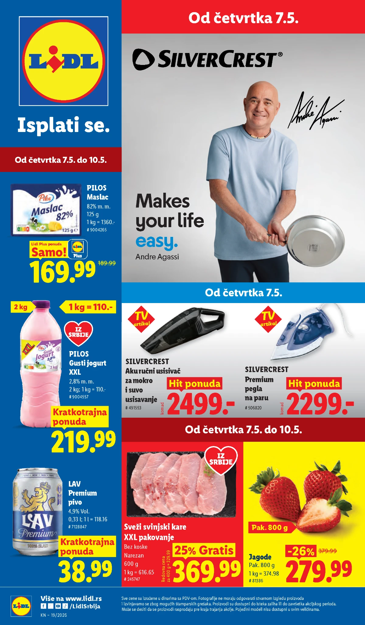 Lidl katalog sniženja prehrana tehnika SilverCrest akcija 2026