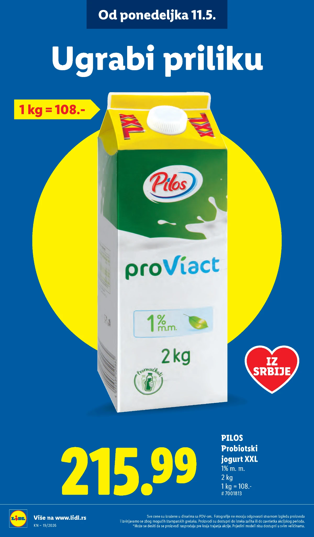 Lidl katalog akcija strana 14 hit ponude Srbija 2026
