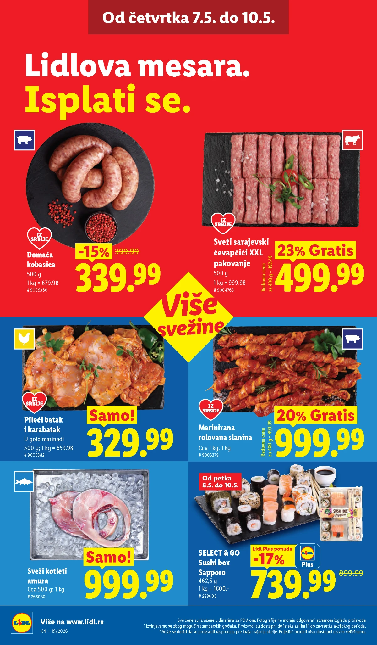 Lidl katalog akcija strana 18 hit ponude Srbija 2026