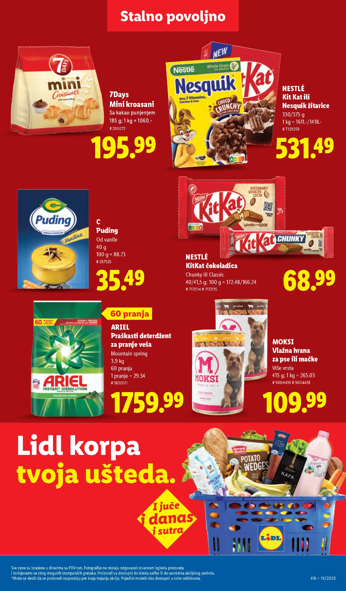 Lidl katalog akcija strana 43 hit ponude Srbija 2026