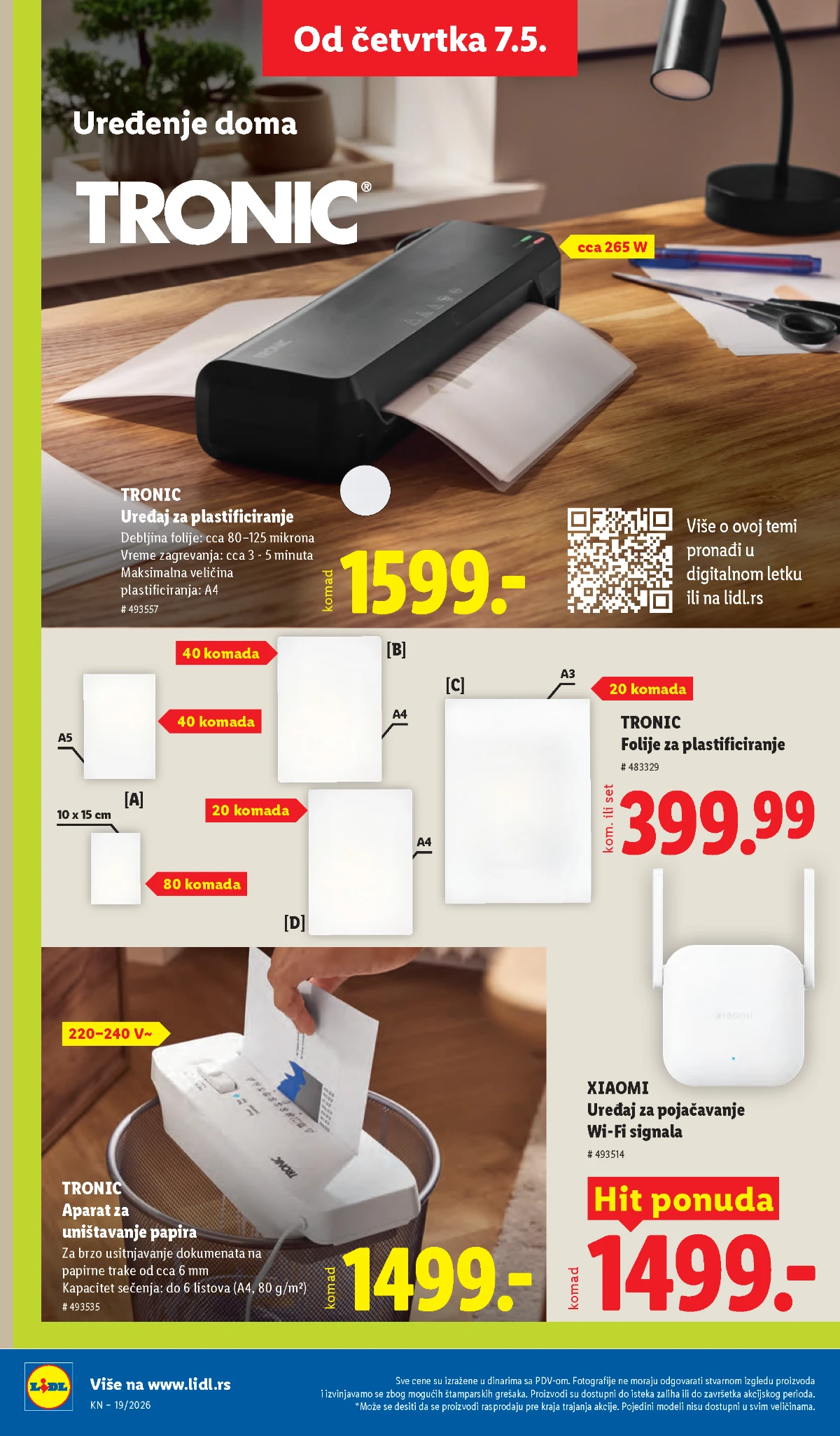 Lidl katalog akcija strana 76 hit ponude Srbija 2026