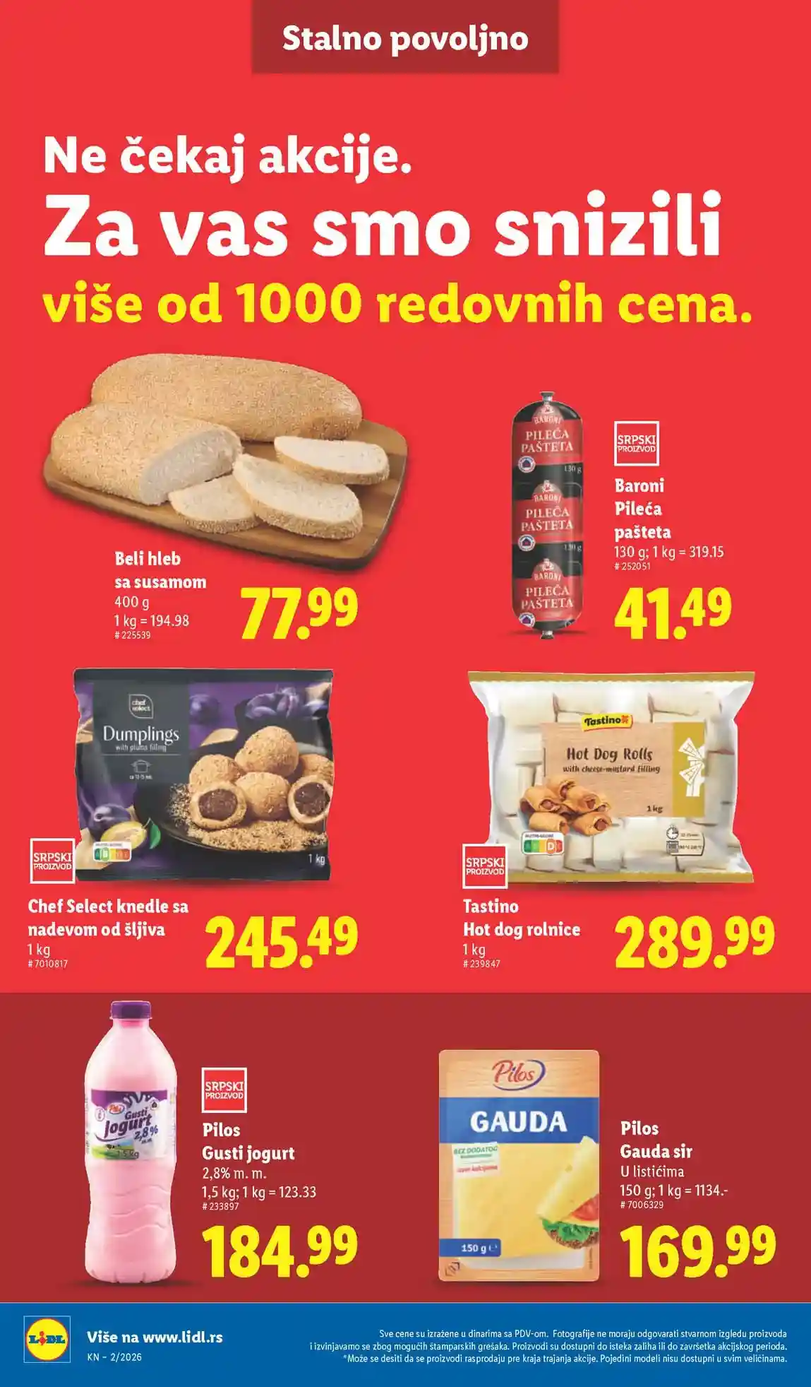 Lidl katalog sniženja Lidl akcija sniženja