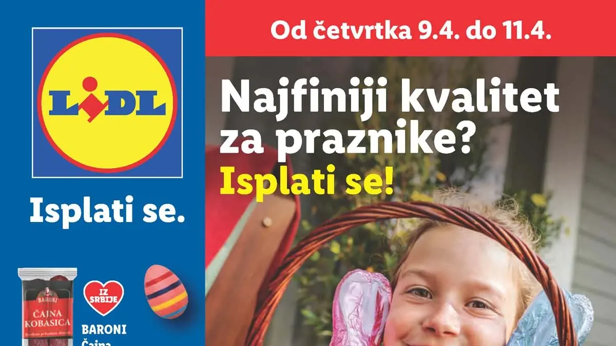 Lidl katalog najava kratkotrajne ponude do 31% do 15.04.2026 Lidl akcija najava kataloga kratkotrajne ponude do 31% do 15.04.2026