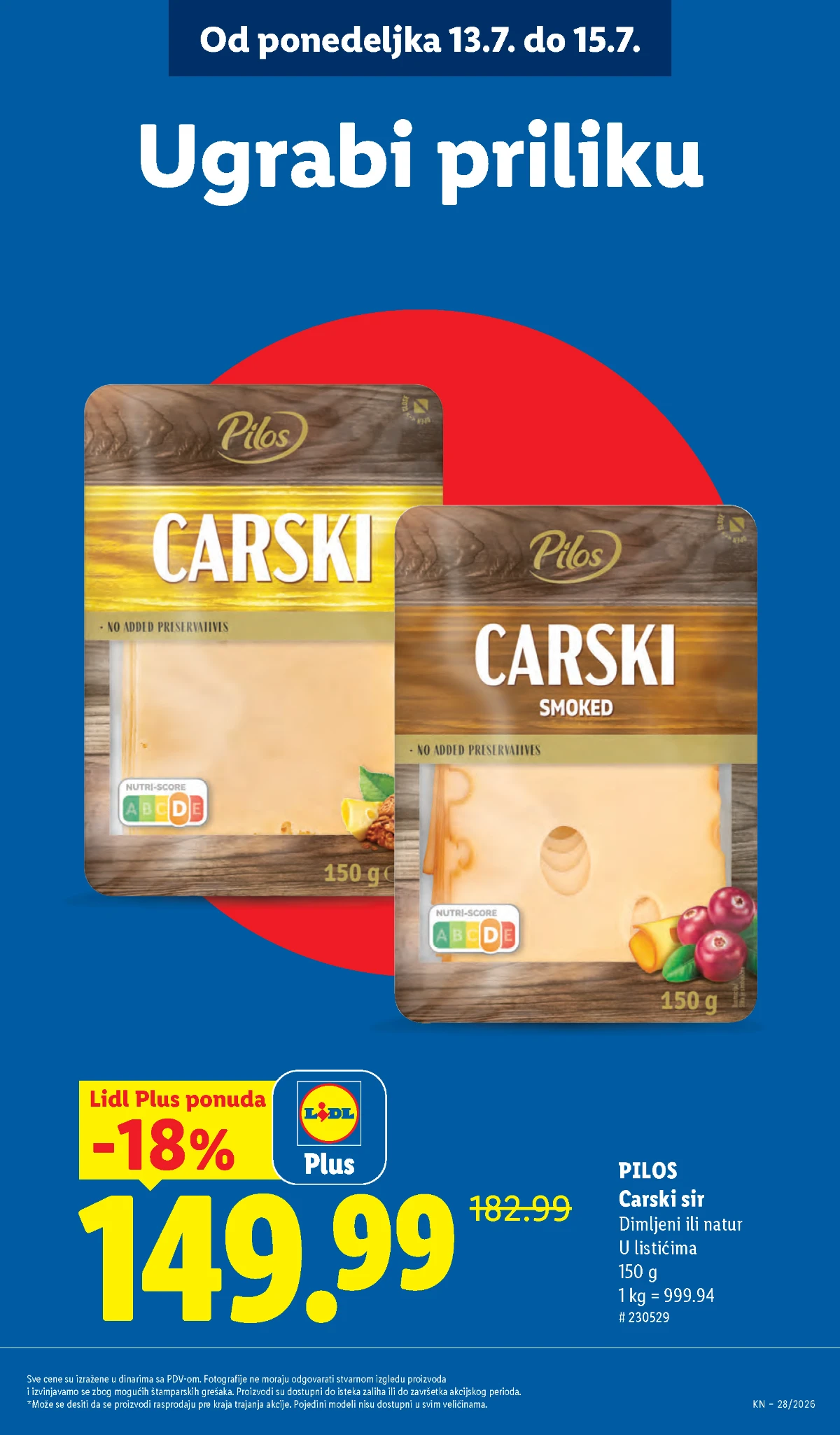 Lidl katalog strana 15 – nove akcije i ponude