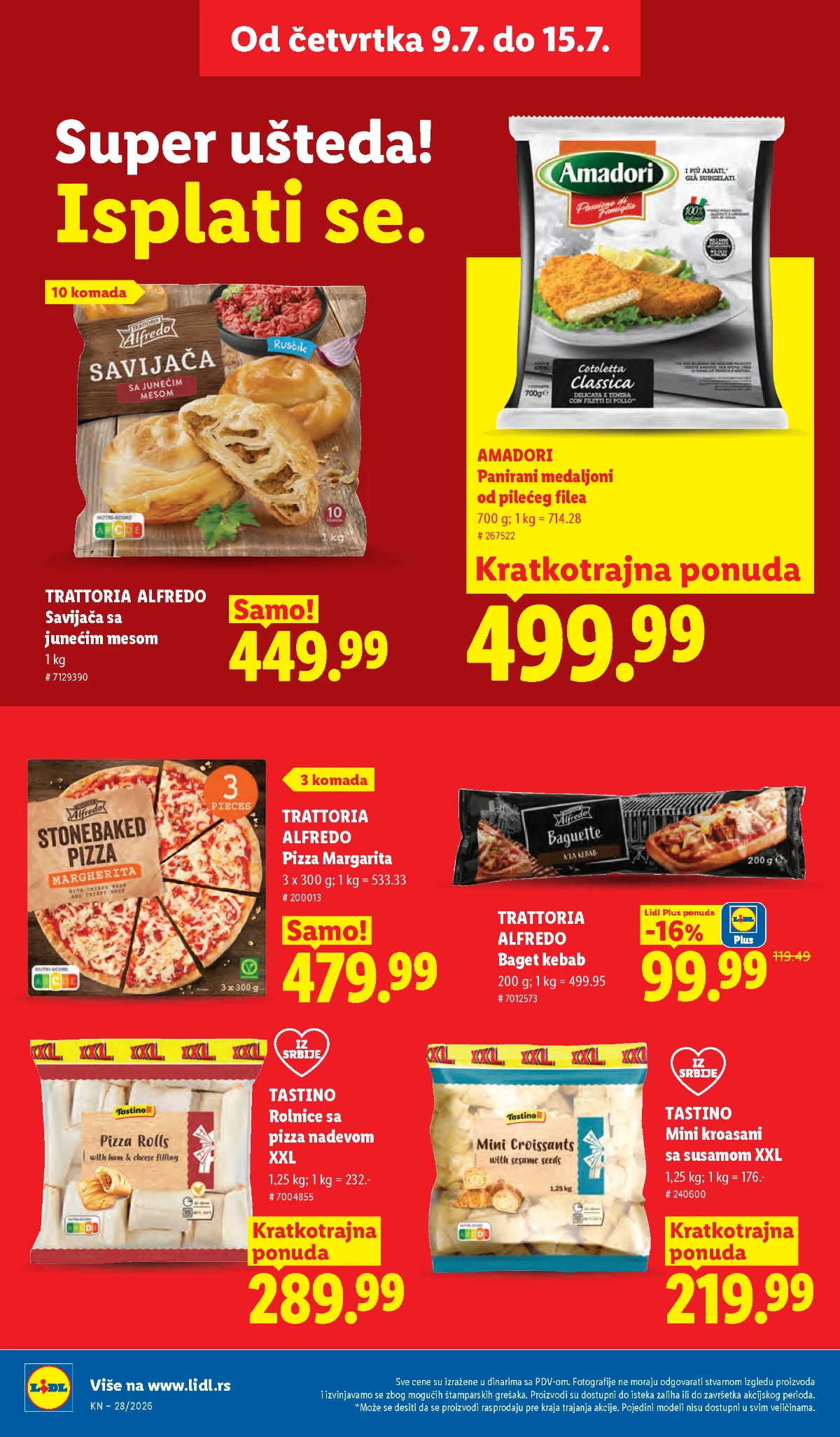 Lidl katalog strana 26 – nove akcije i ponude