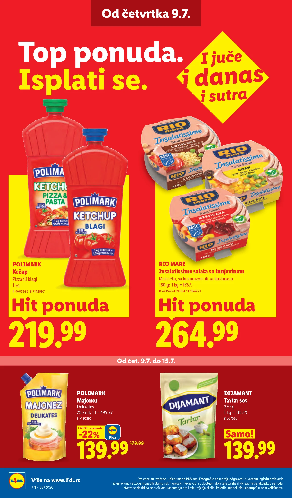 Lidl katalog strana 28 – nove akcije i ponude